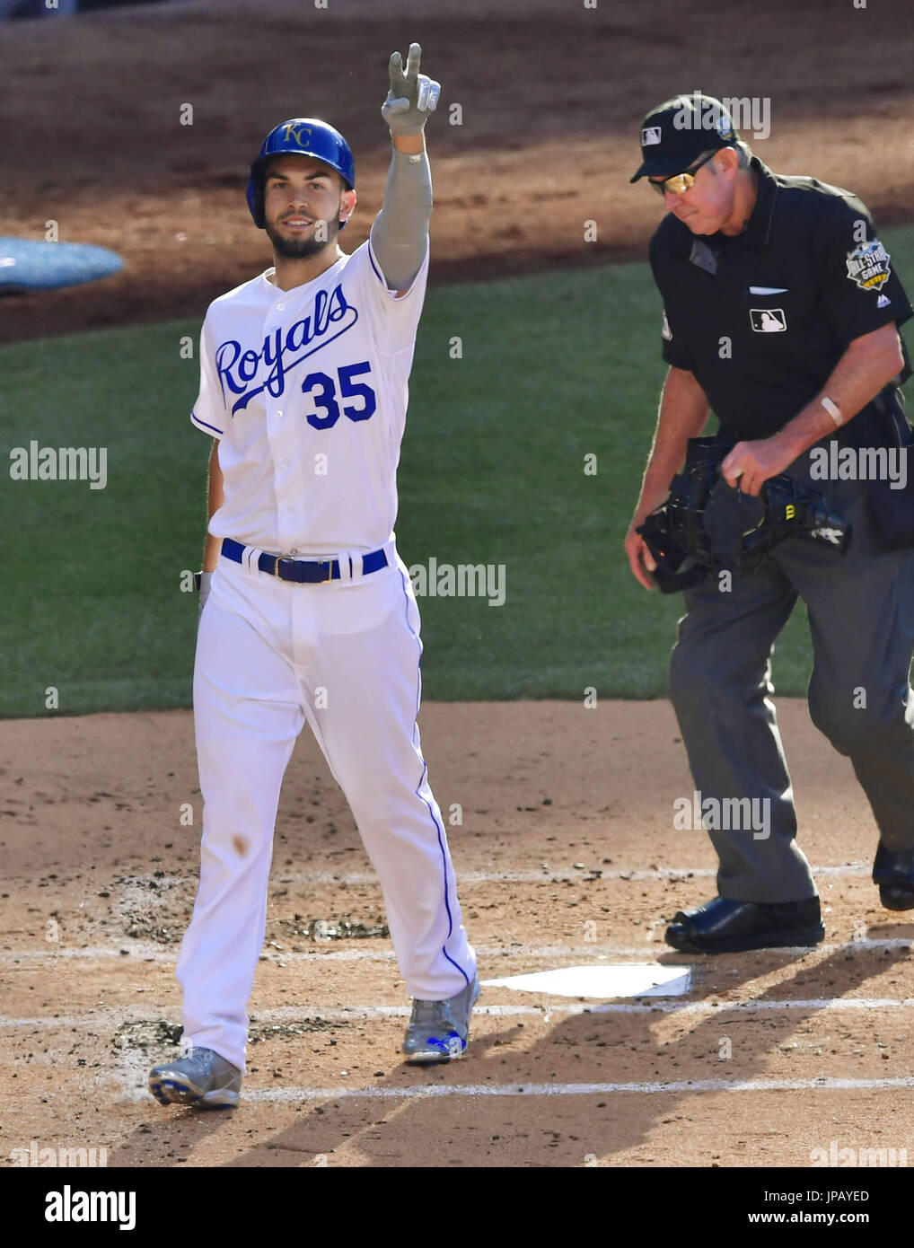 February 25, 2016: First baseman Eric Hosmer #35 poses for a