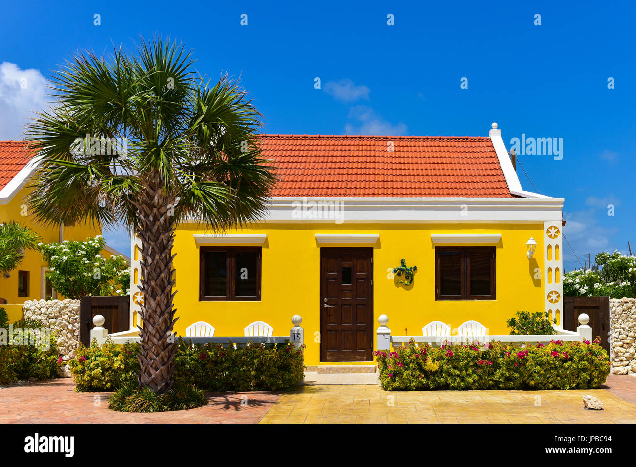 Aruba traditional house Tanki Flip Stock Photo Alamy
