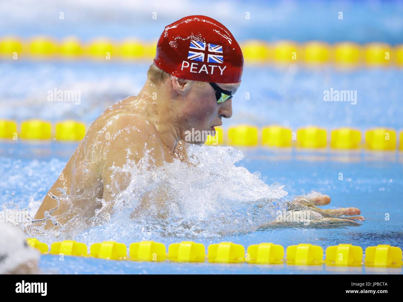 Adam Peaty of Britain competes in the men