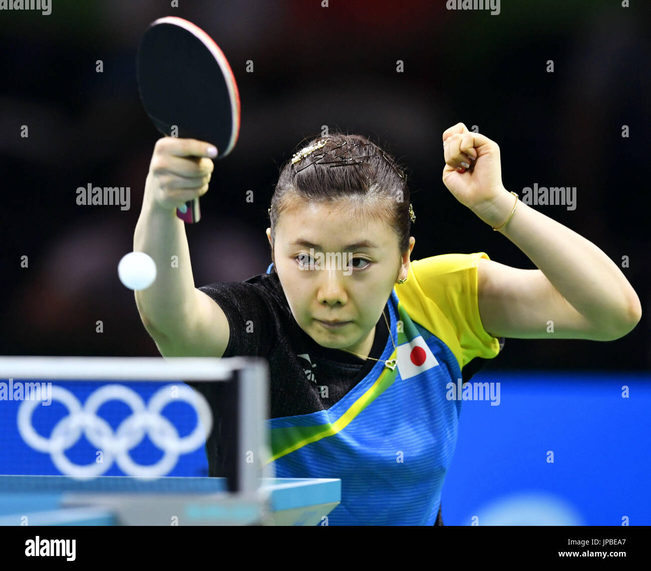 Japan's Ai Fukuhara faces off against Romanian Daniela Monteiro Dodean 