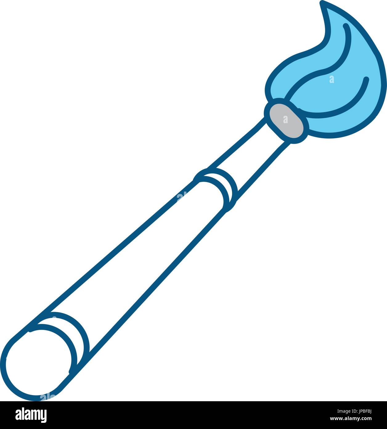 Paint brush art Stock Vector Image & Art - Alamy