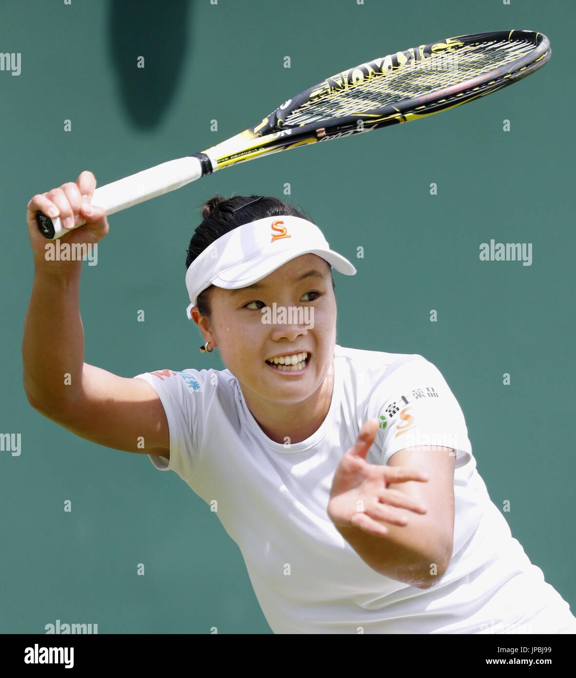 Japan's Kurumi Nara faces off against Madison Brengle of the United 