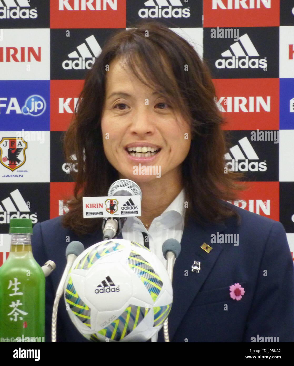 Japanese women's soccer coach Asako Takakura names her squad for an