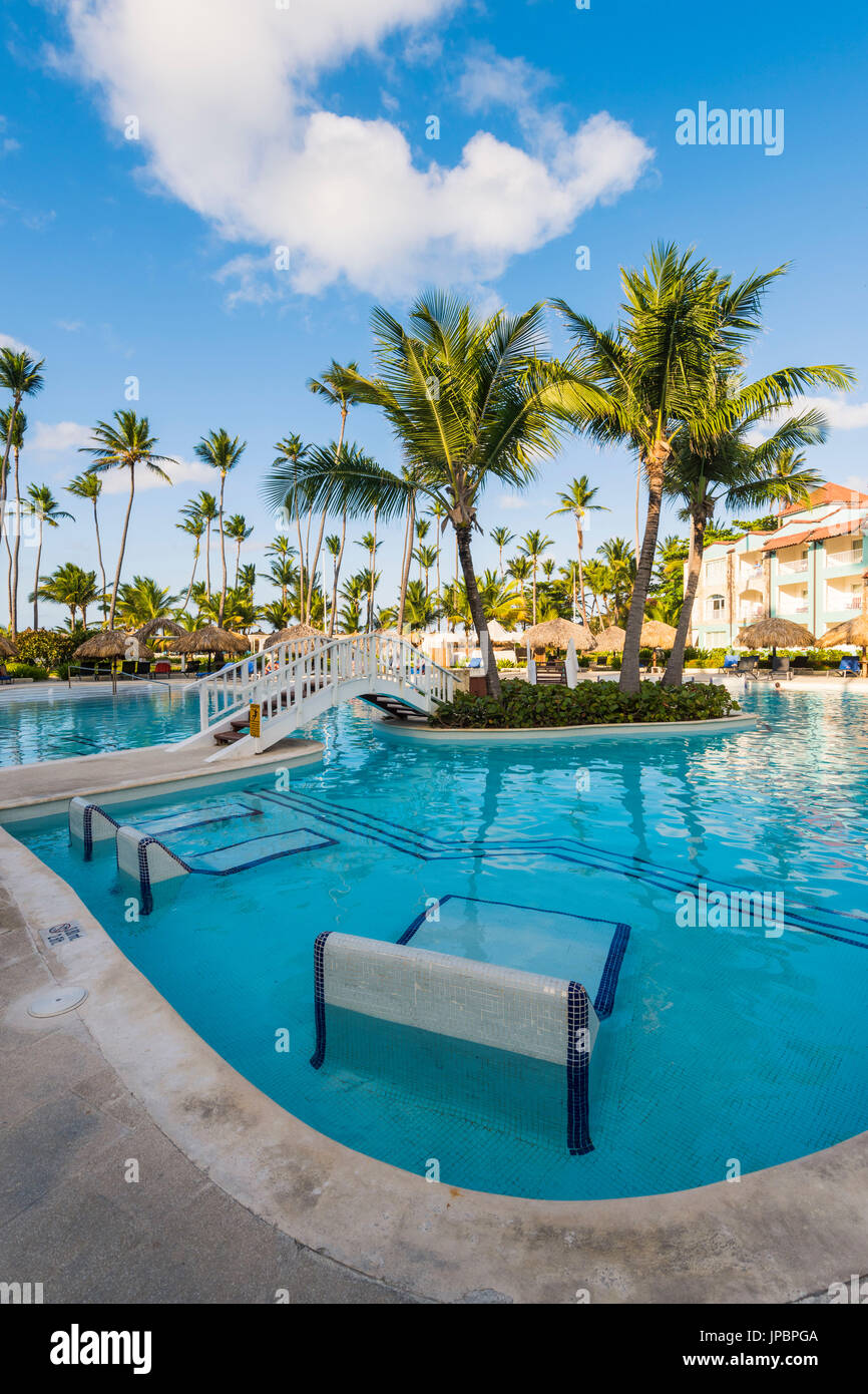 Bavaro Beach, Bavaro, Higuey, Punta Cana, Dominican Republic. Stock Photo