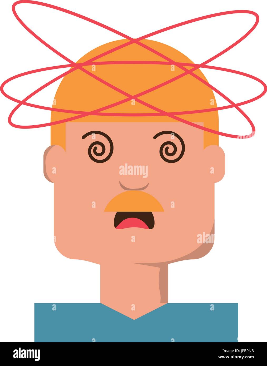 Crazy man cartoon Stock Vector Image & Art - Alamy