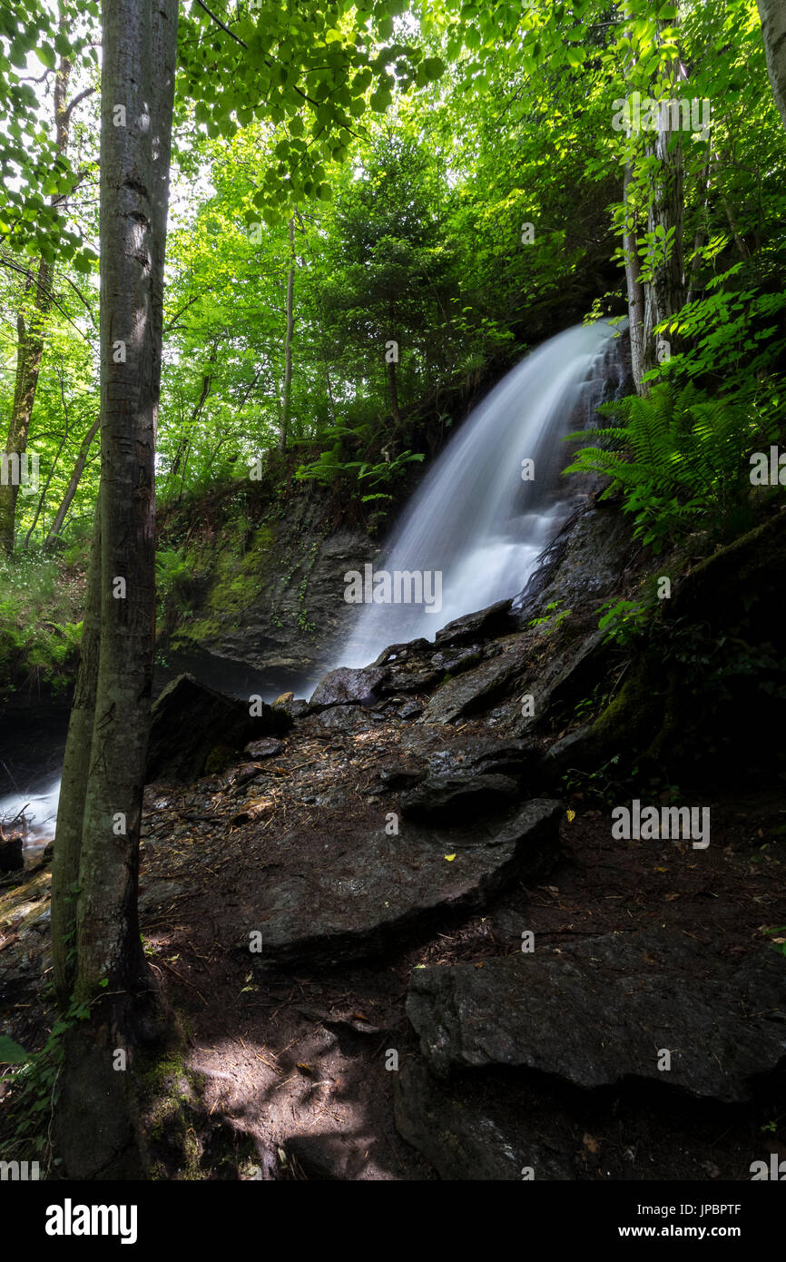 View of the rock called Orrido di Uriezzo, Valle Antigorio