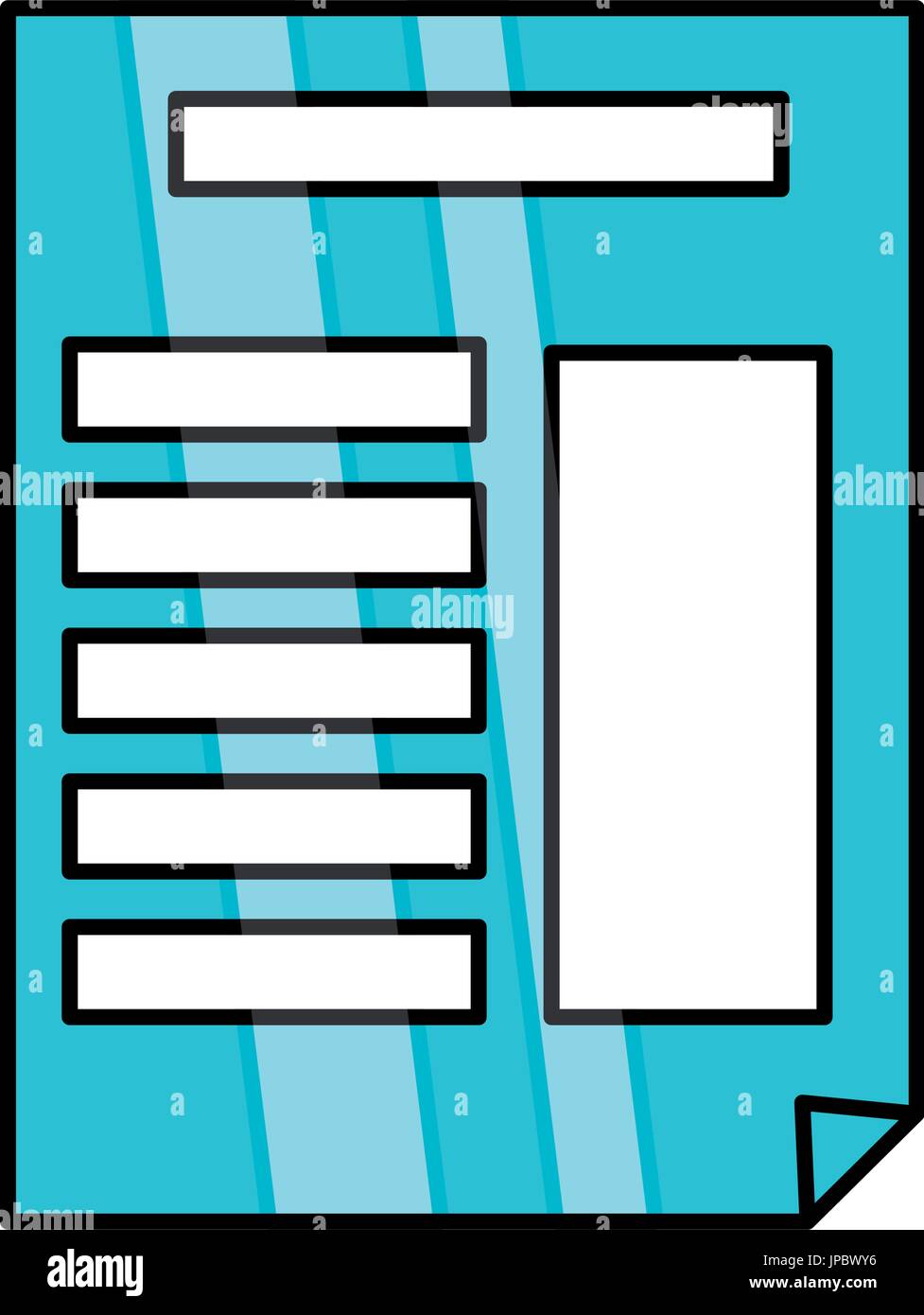 Document with bent corner Stock Vector Image & Art - Alamy