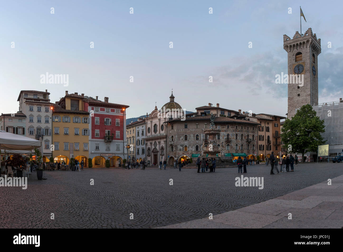 Trento, Italy, Europe, Trentino-Alto Adige/Südtirol, Trent, Cathedral Square,capital of Trentino Stock Photo