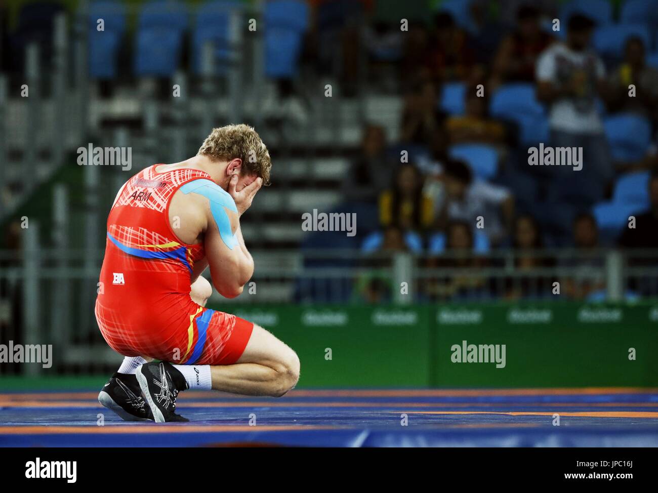 Armenian Wrestler Artur Aleksanyan Reacts After His Victory Over armenian-wrestler-artur-aleksanyan-reacts-after-his-victory-over