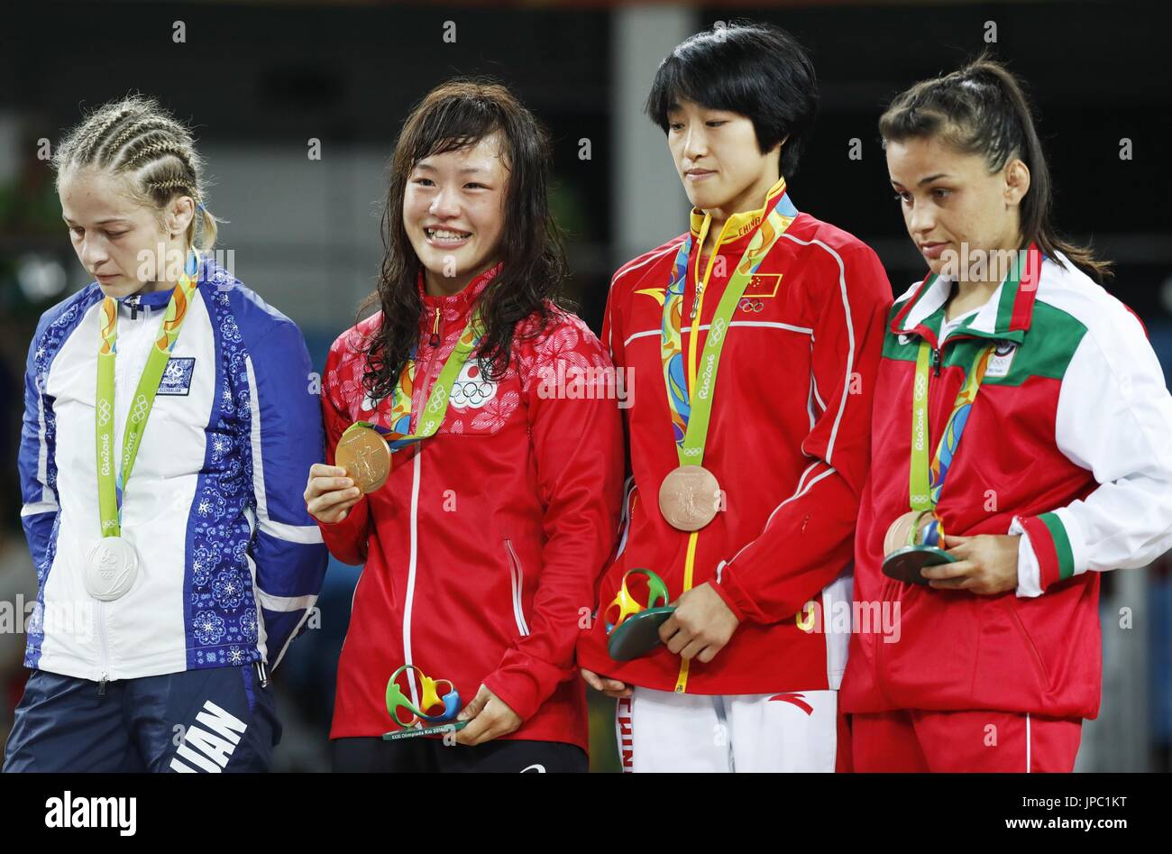 The women's freestyle 48kilogram wrestling gold medalist Eri Tosaka