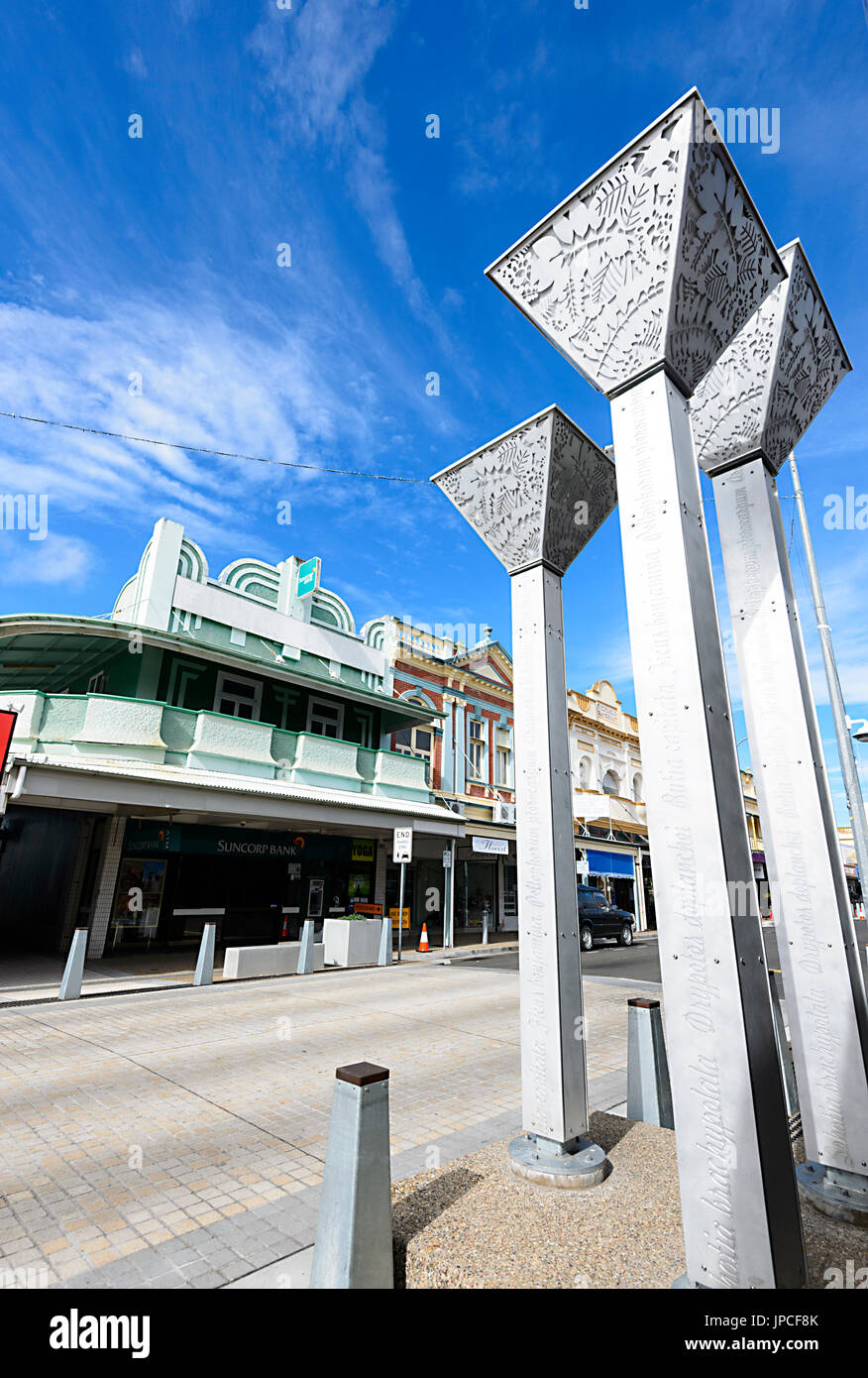 City Centre, Adelaide Street, Maryborough, Queensland, QLD, Australia Stock Photo