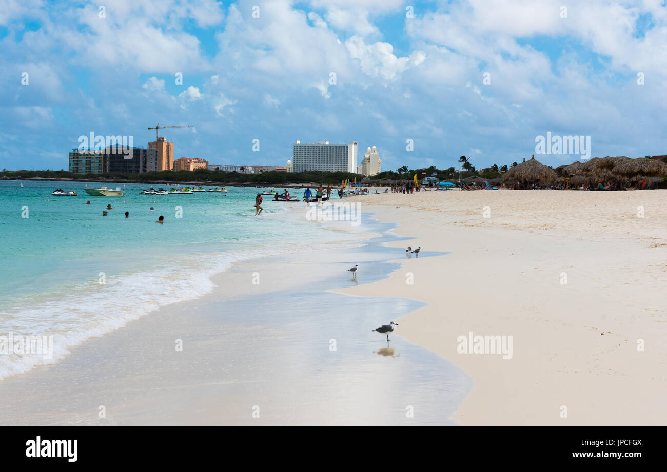 Aruba Eagle Beach Stock Photo Alamy