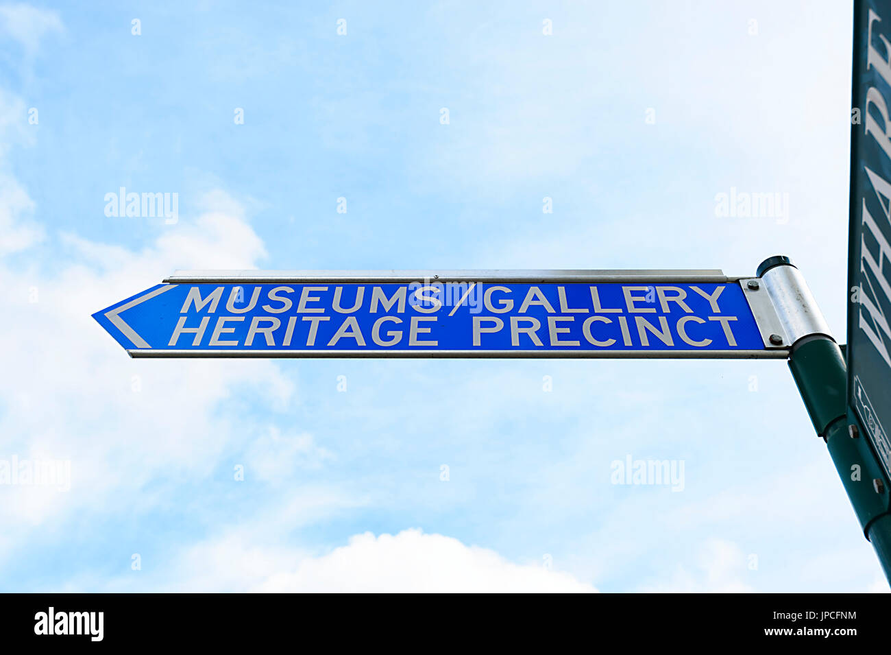 Heritage Precinct sign, Maryborough, Queensland, QLD, Australia Stock Photo