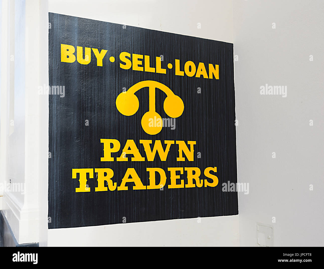 Pawn Traders sign, Queensland, QLD, Australia Stock Photo