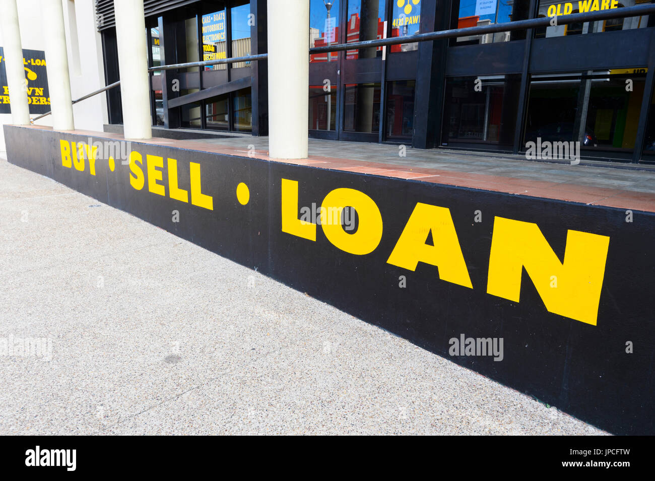 Buy Sell Loan sign, Queensland, QLD, Australia Stock Photo