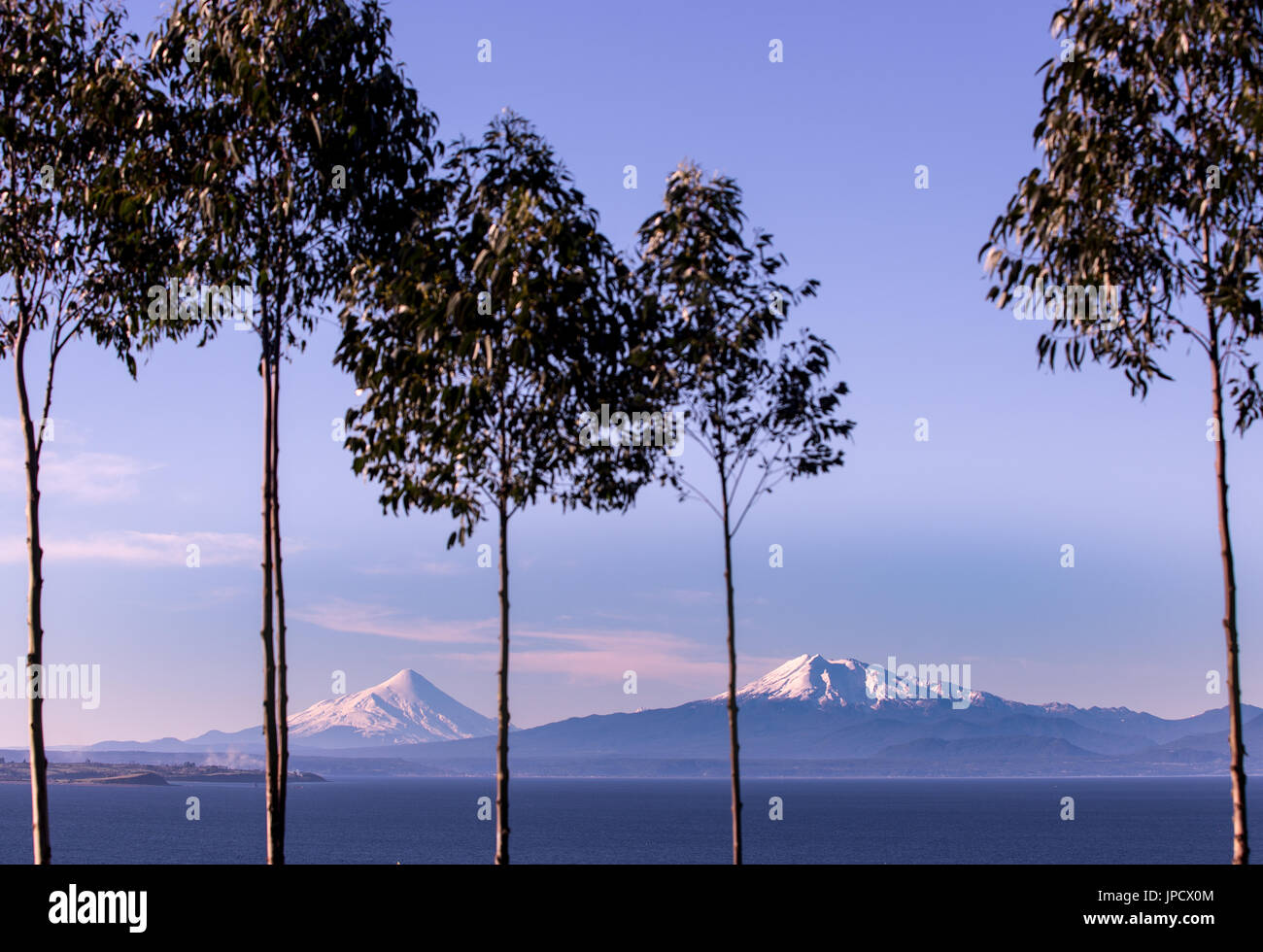 Volcanes de Chile / Chilean Volcanoes Stock Photo