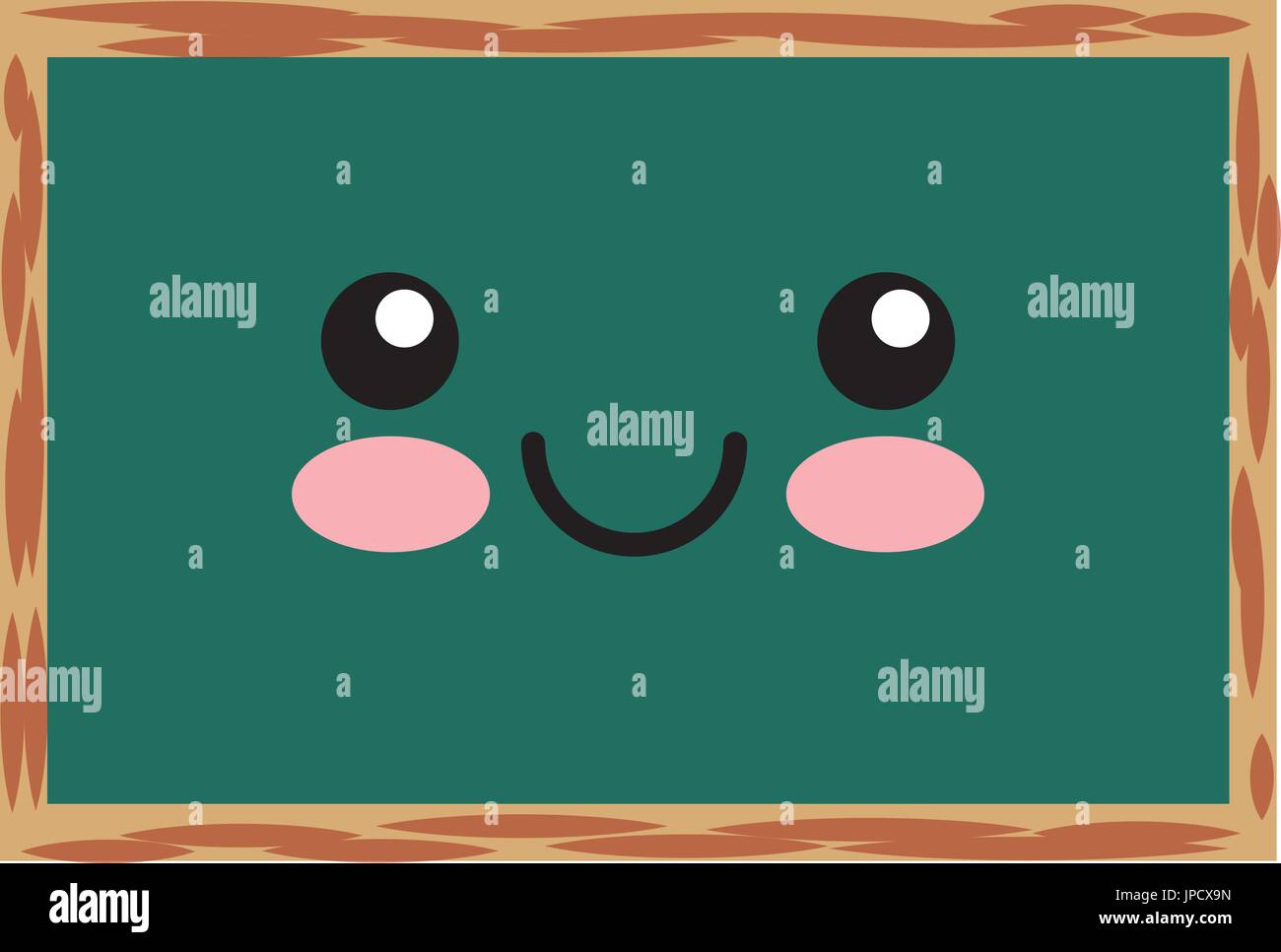 chalkboard school kawaii character Stock Vector Image & Art Alamy