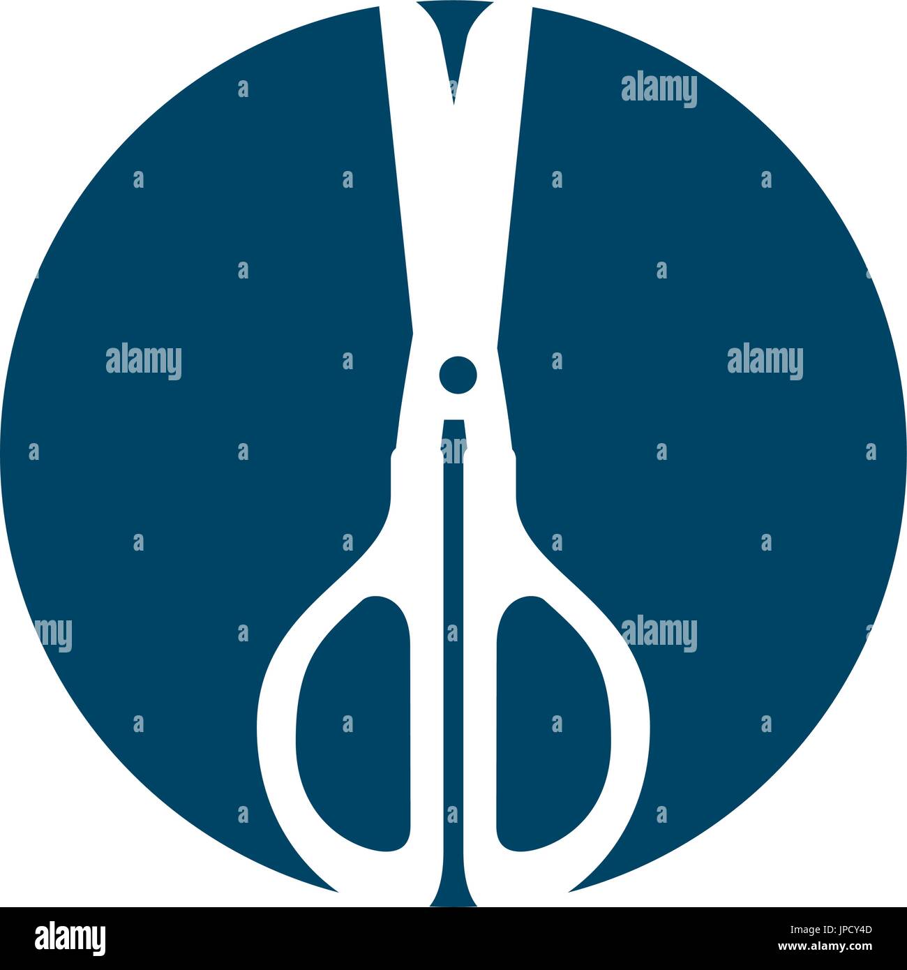 scissor cut isolated icon Stock Vector Image & Art Alamy