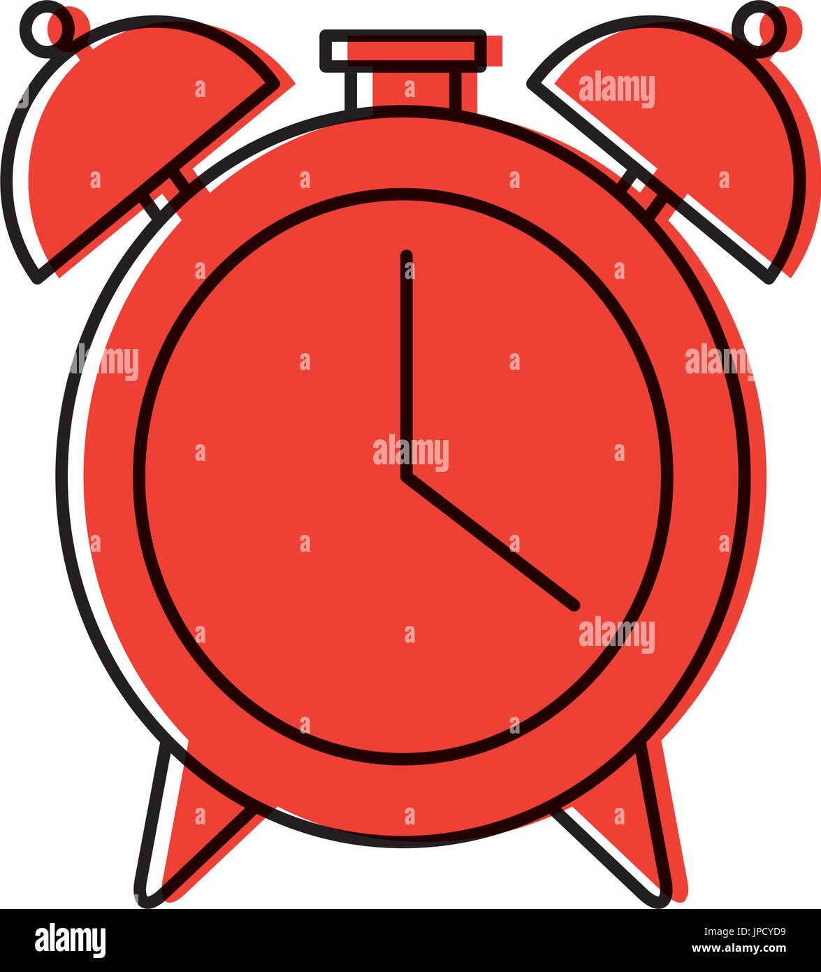 alarm clock isolated icon Stock Vector Image & Art - Alamy