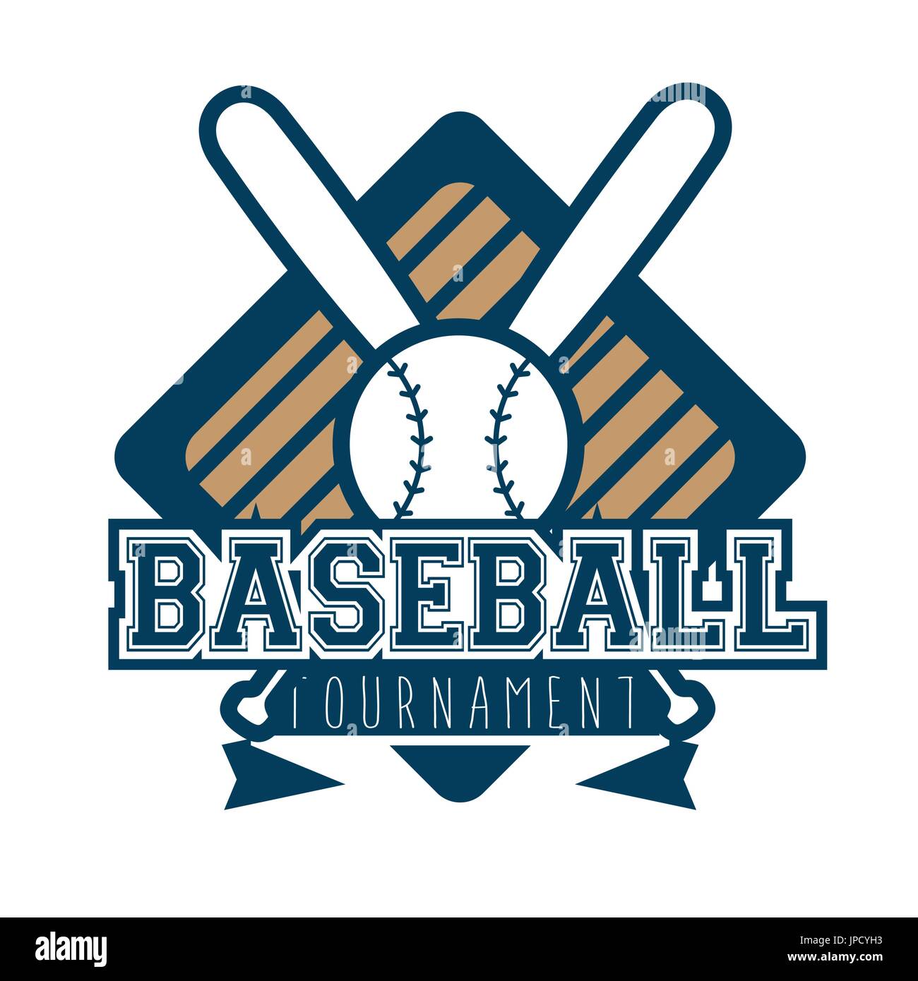 baseball logo sport vector illustration graphic design Stock Vector ...