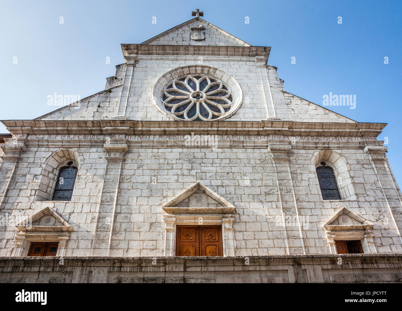 France, Haute-Savoie department, Annecy, view of Annecy Cathedral