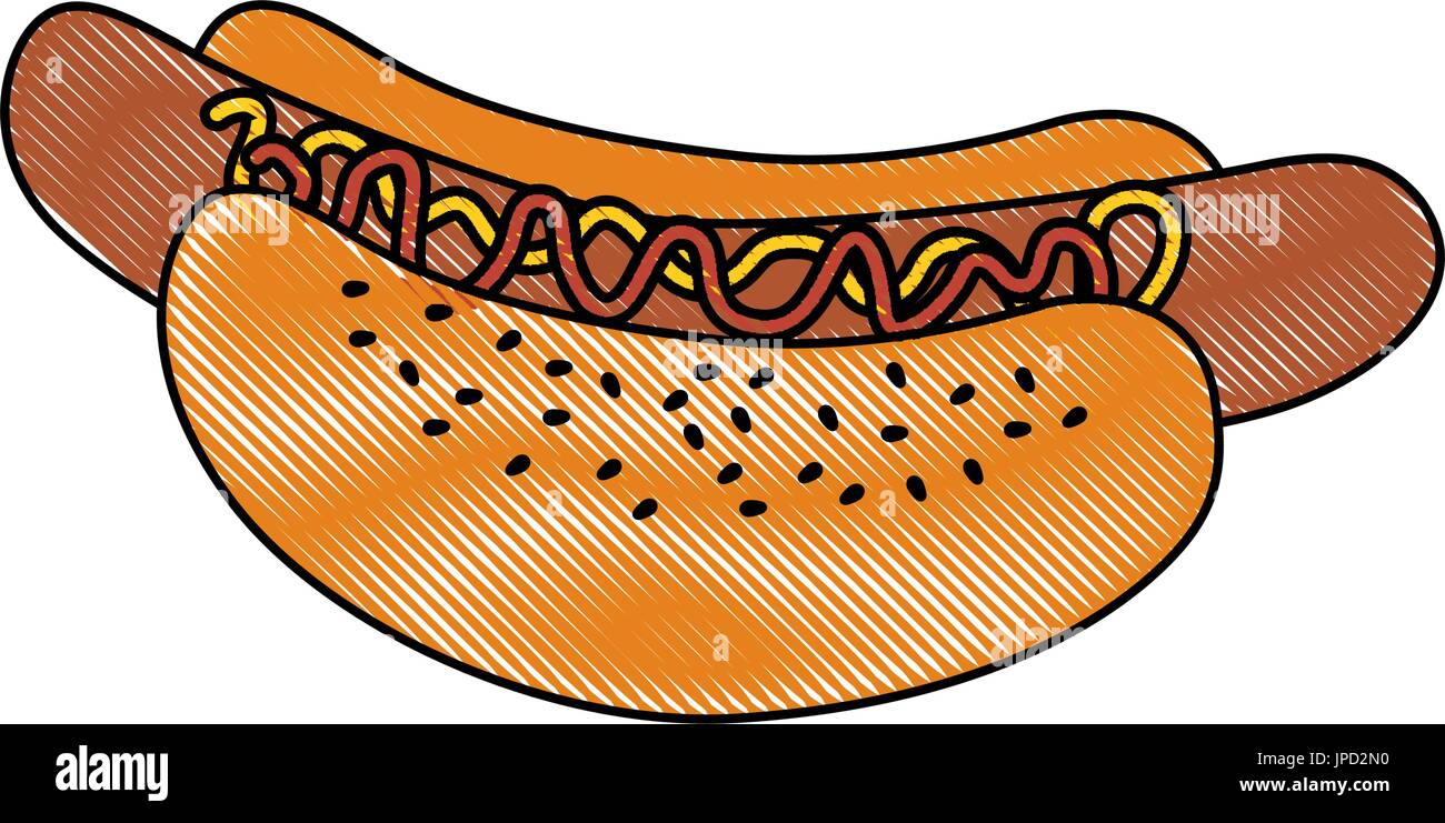 Hot dog icon over Stock Vector Images Alamy