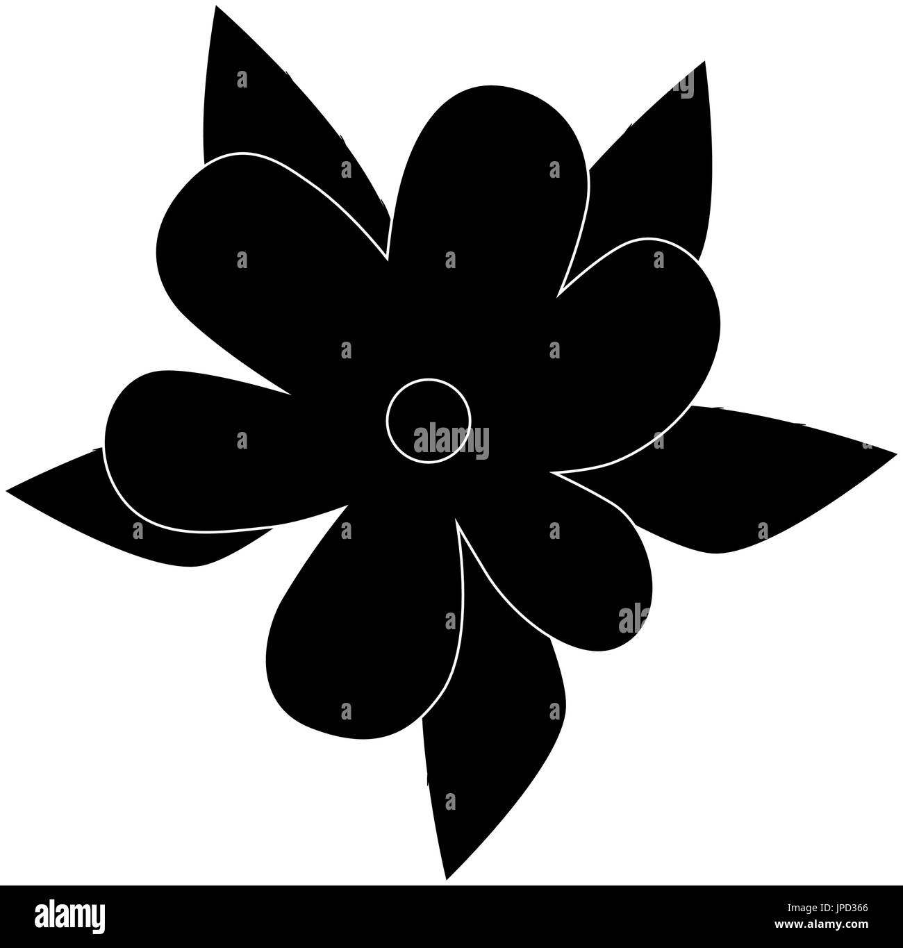 beautiful flower icon over white background vector illustration Stock ...