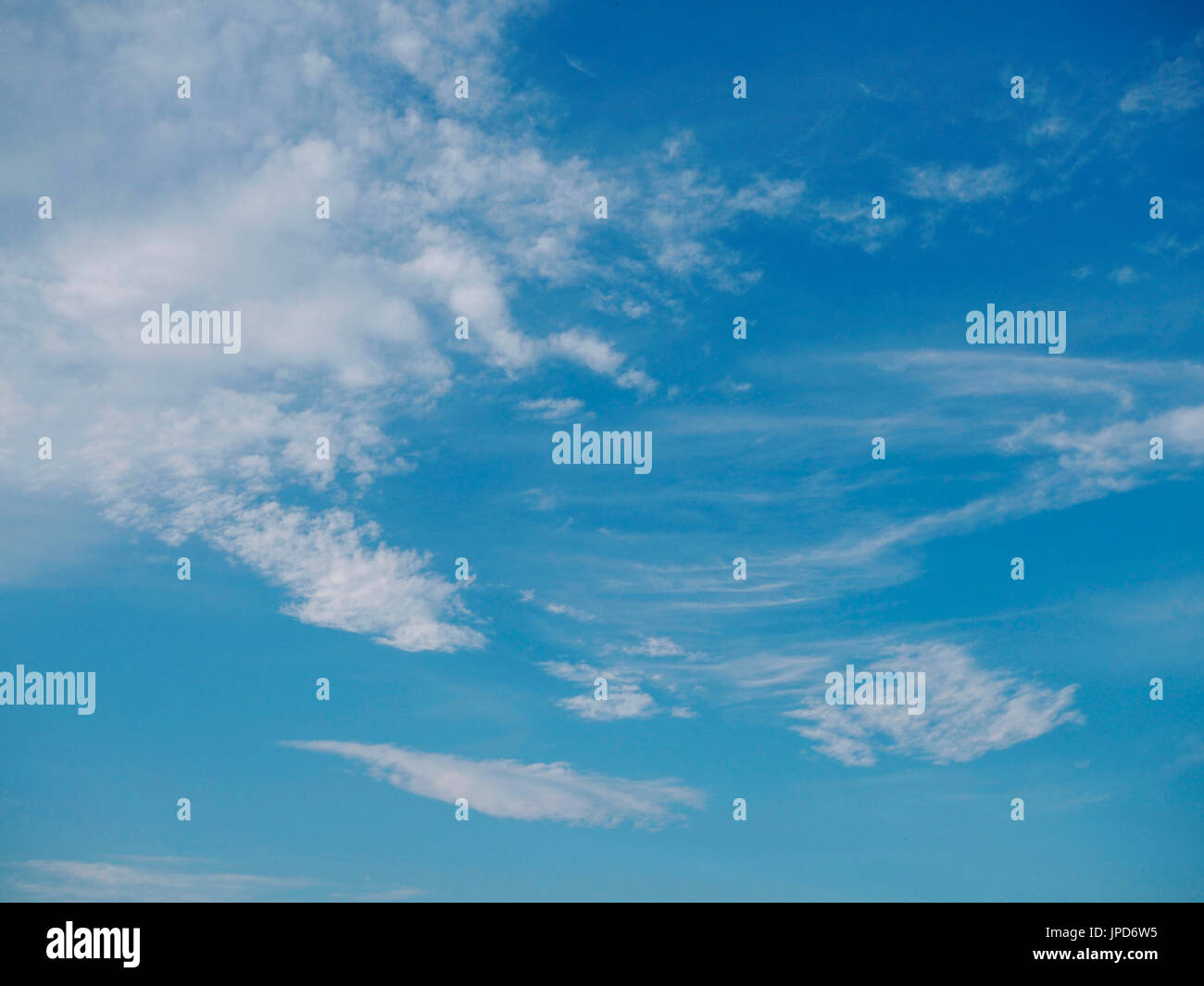 Blue sky and cloud, light; lines; modern; motion; Stock Photo