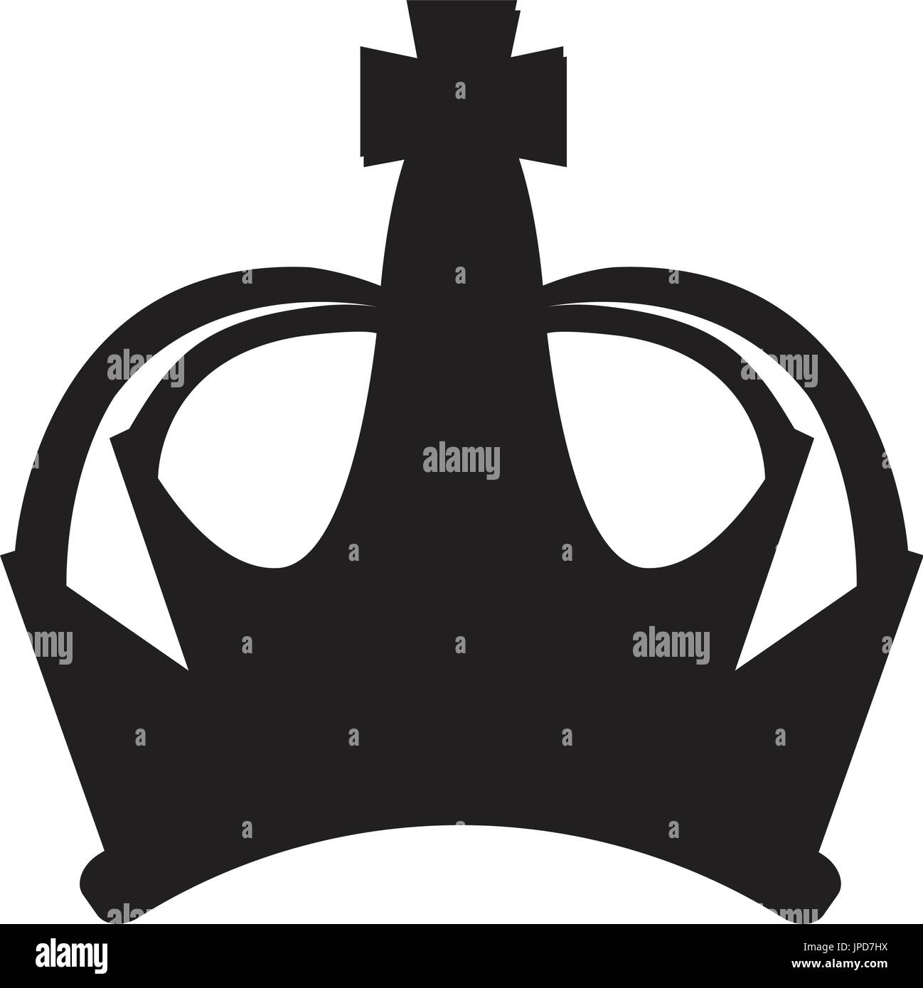 Isolated crown silhouette Stock Vector Image & Art - Alamy