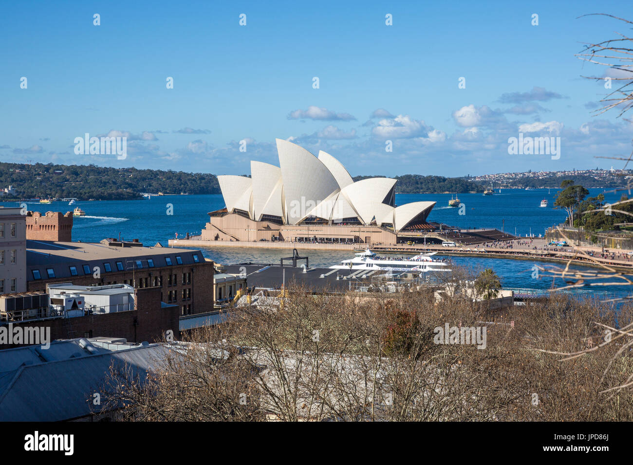 View of Sydney opera house and circular quay,Sydney,australia Stock Photo