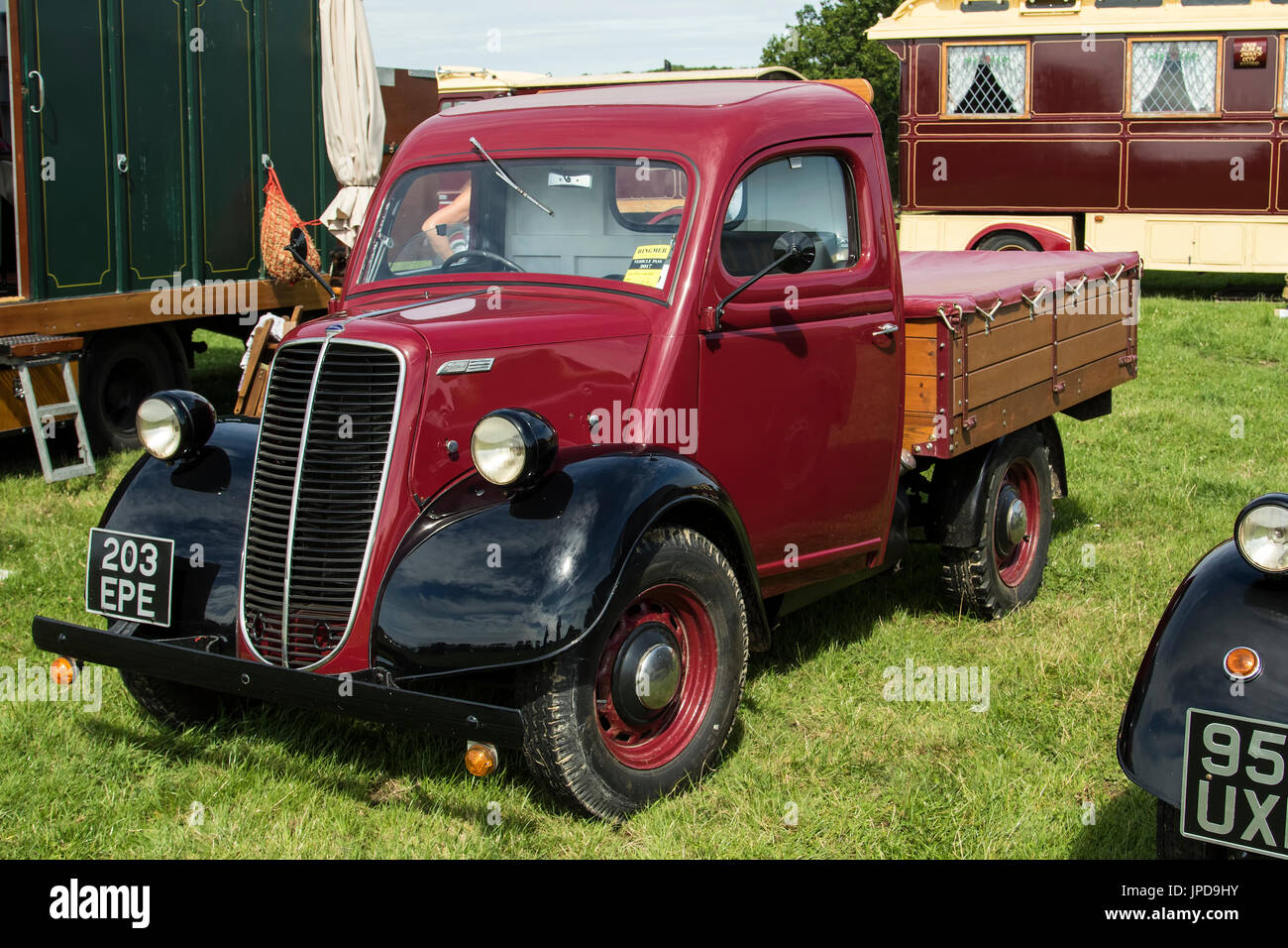 Vintage van at Ringmer Steam and Country Show Stock Photo