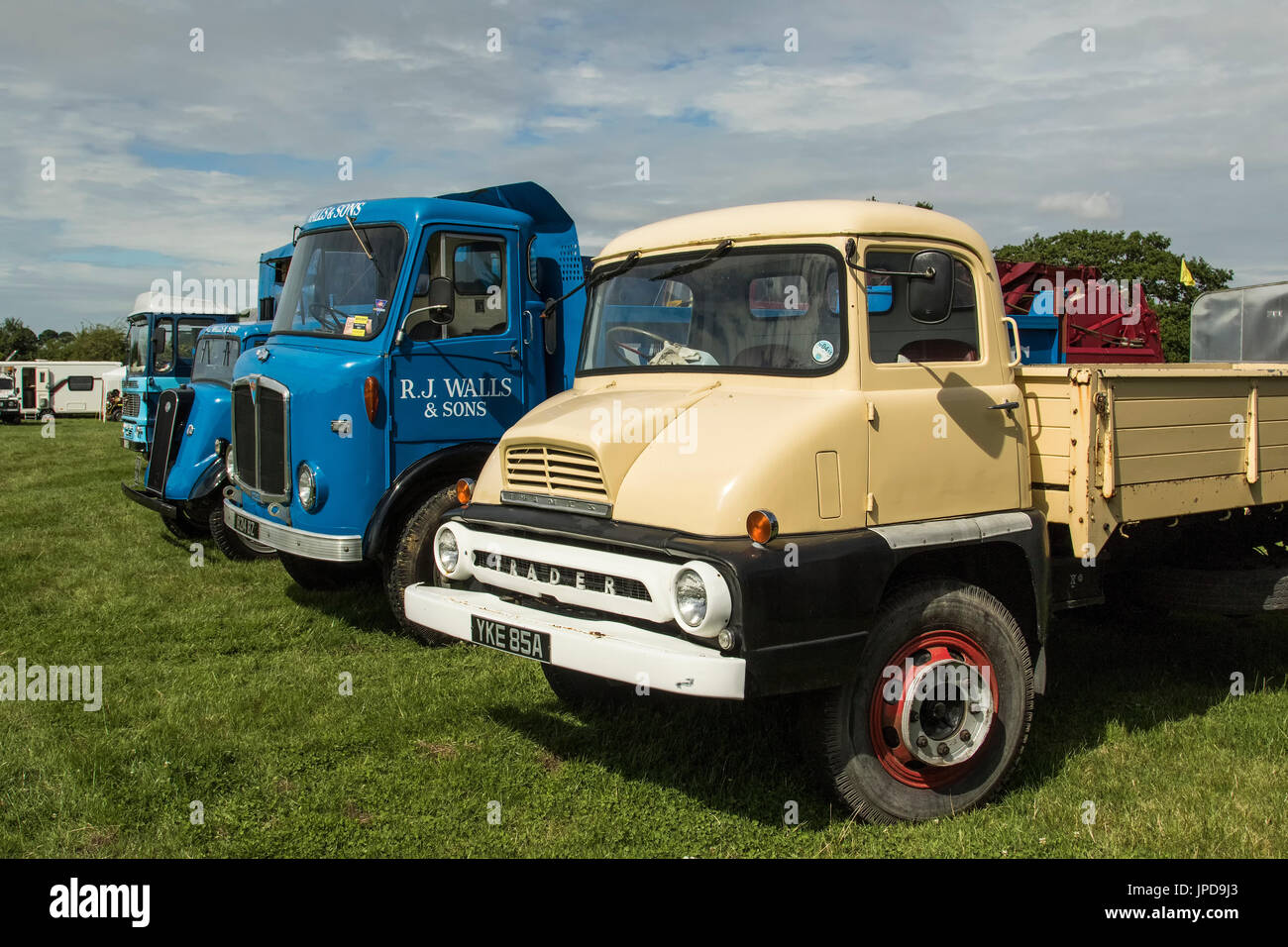 Vintage van at Ringmer Steam and Country Show Stock Photo