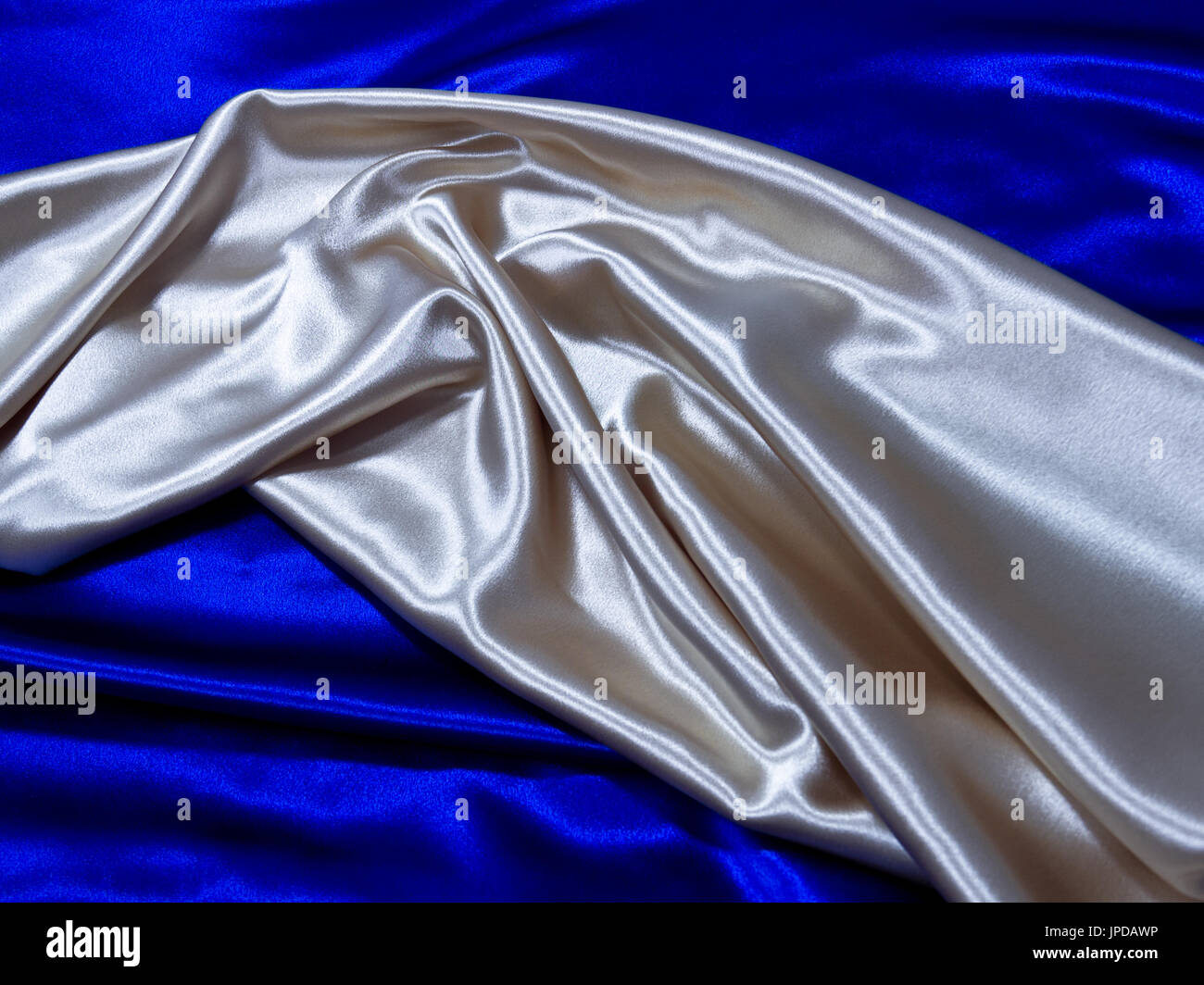 Silver satin hi-res stock photography and images - Alamy