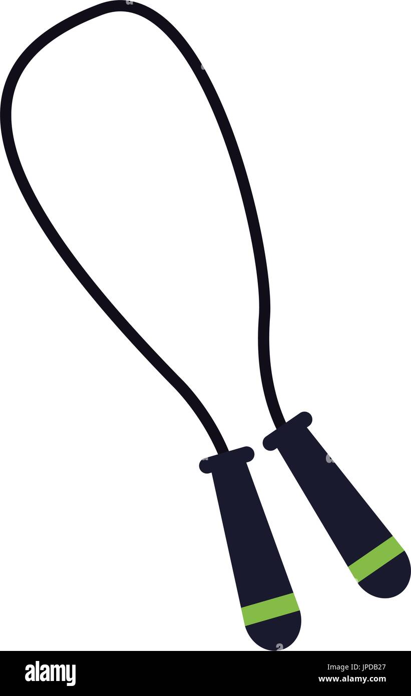 jump rope sport and fitness symbol stock Stock Vector Image & Art - Alamy