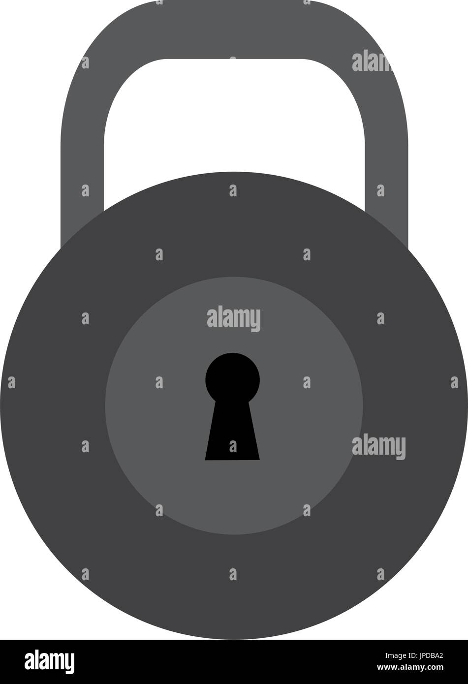 secutiry padlock protection object keyhole Stock Vector Image & Art - Alamy