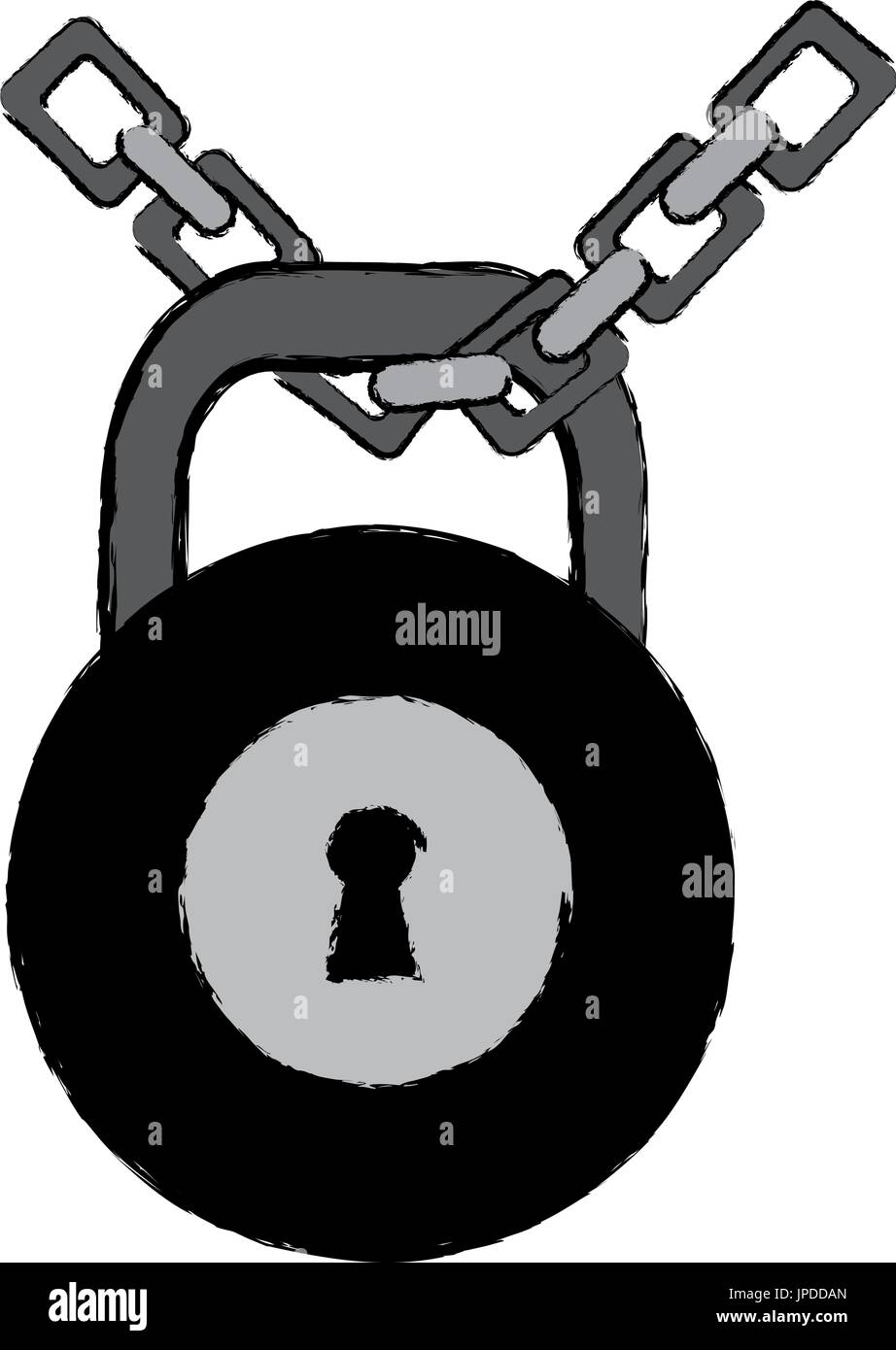 secutiry padlock protection object keyhole Stock Vector Image & Art - Alamy