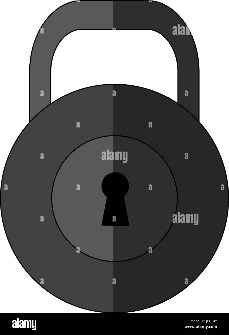 secutiry padlock protection object keyhole Stock Vector Image & Art - Alamy