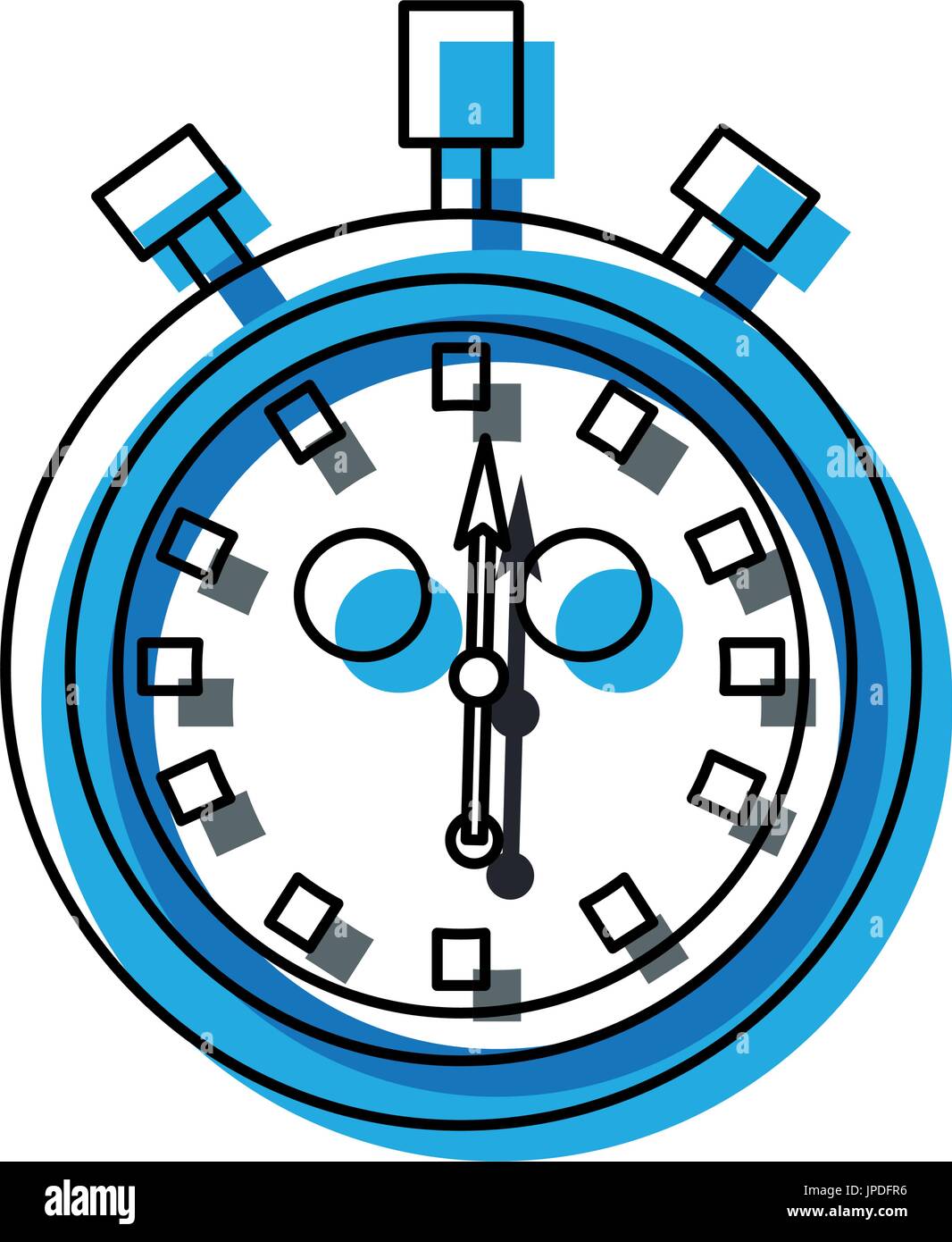 Stopwatch Timer Clock Showing Time Vector Stock Illustration - Download  Image Now - Second Clock Hand, Icon Symbol, Stopwatch - iStock