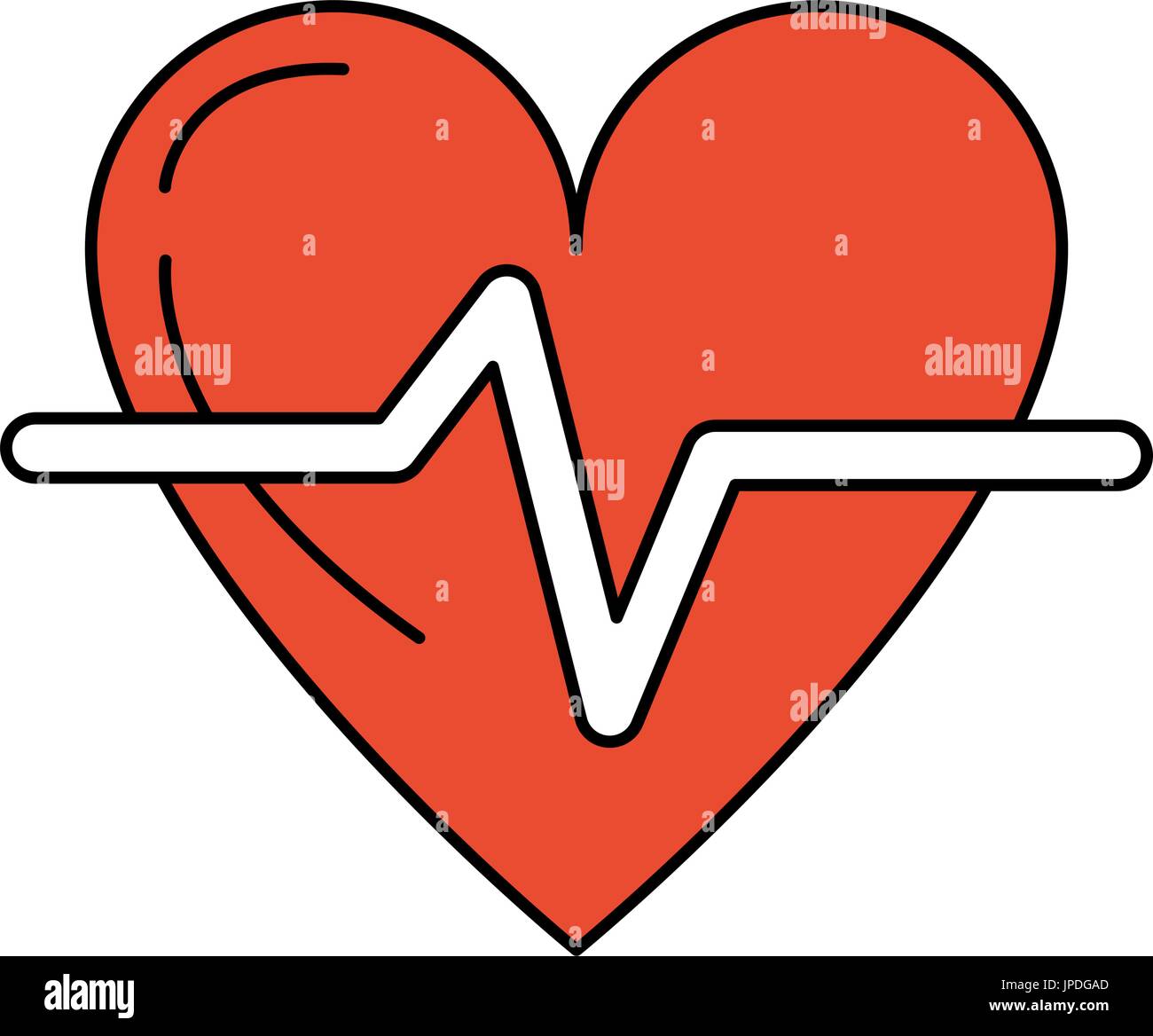 heart cardiogram icon image Stock Vector Image & Art - Alamy