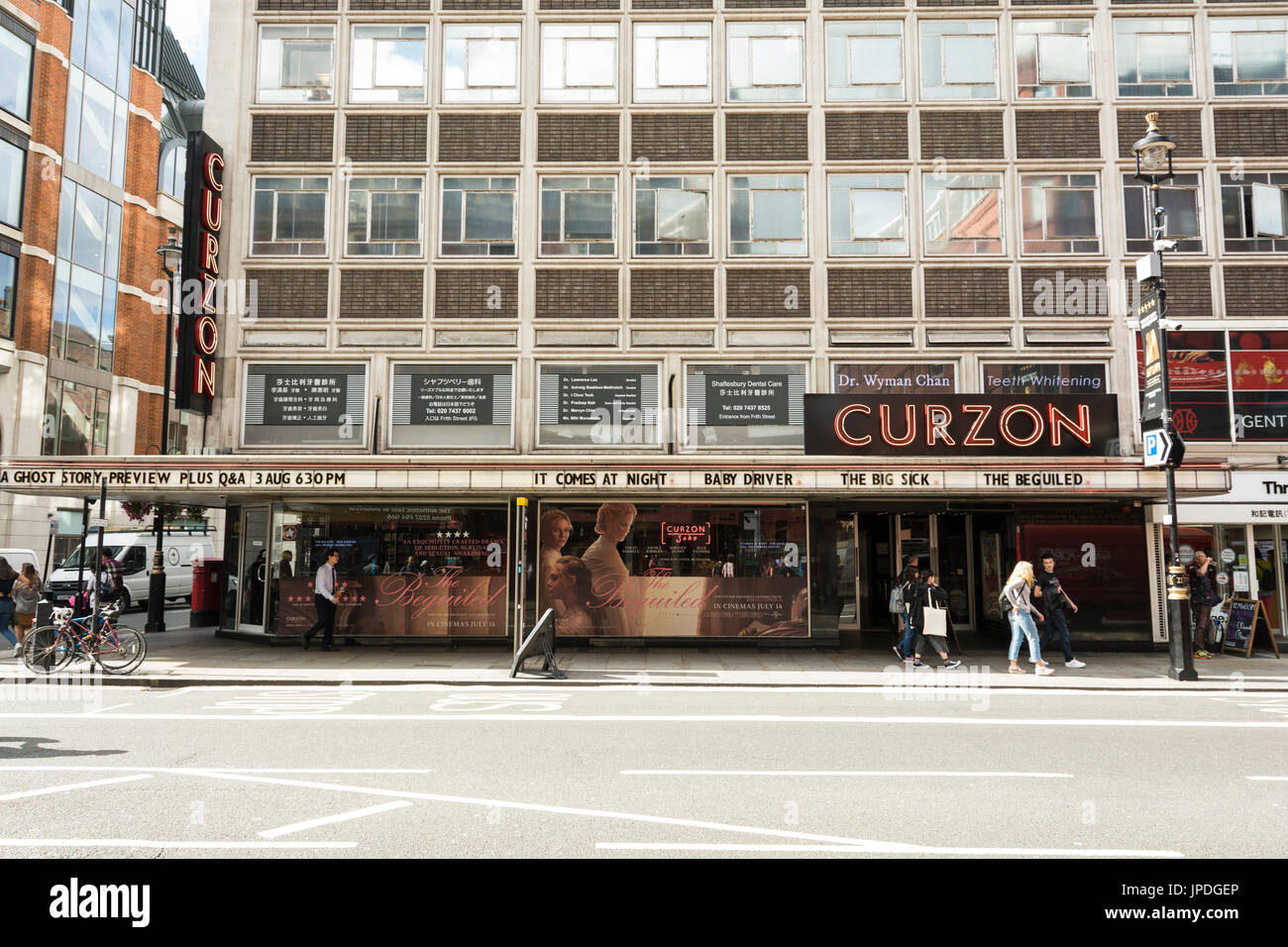The Curzon Cinema Soho on Shaftesbury Avenue, London, UK Stock Photo