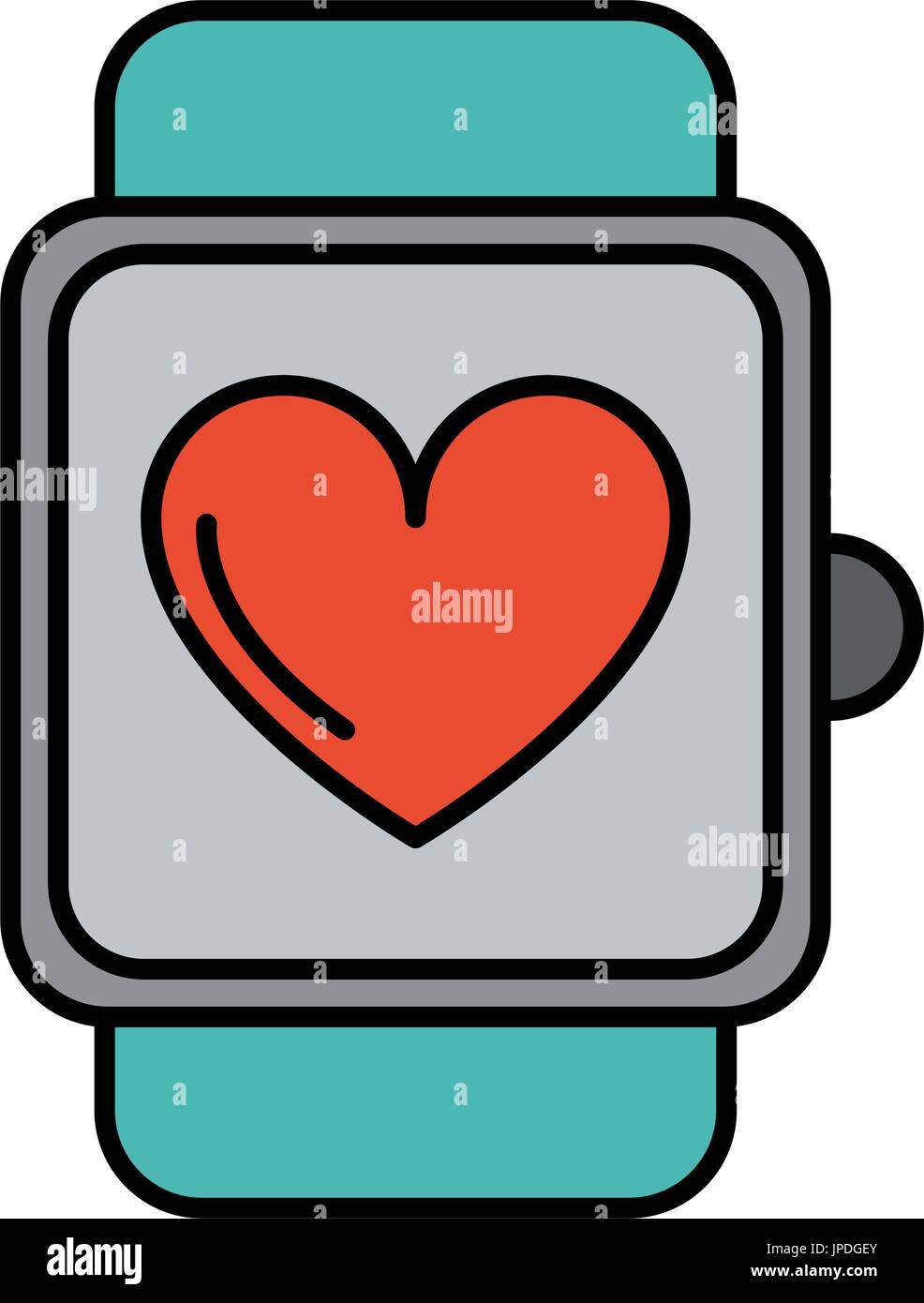 heart rate wrist monitor icon image Stock Vector Image & Art - Alamy