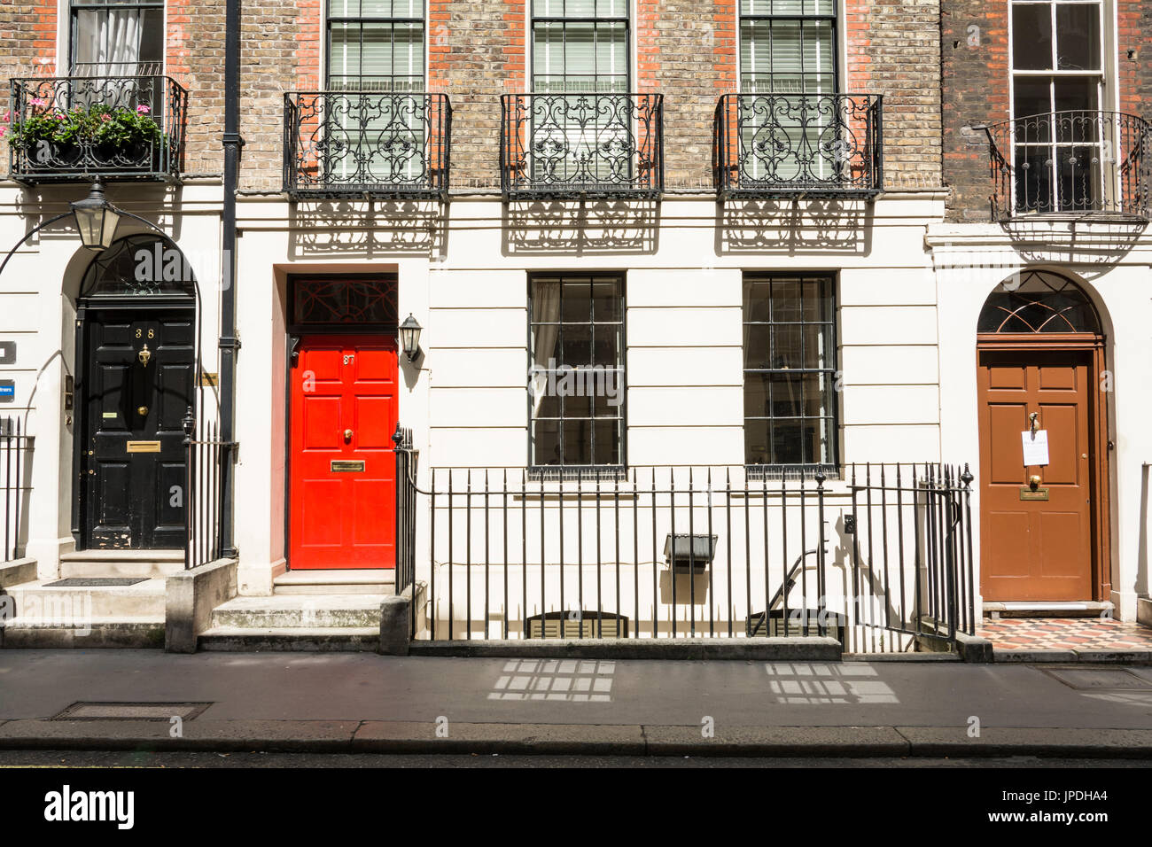 Benjamin Franklin's house on Craven Street, London, WC2, UK Stock Photo