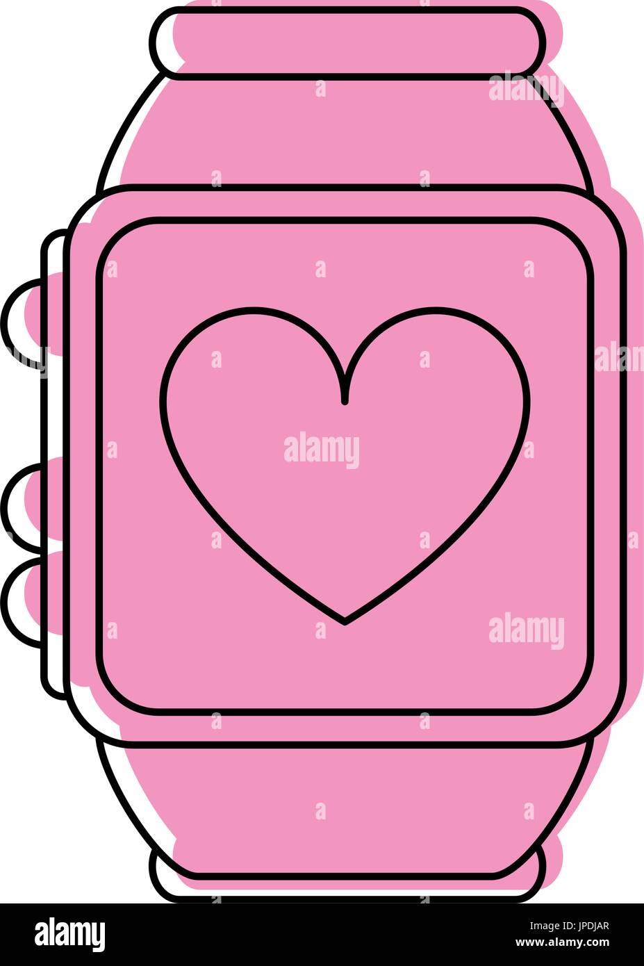 heart rate wrist monitor icon image Stock Vector Image & Art - Alamy