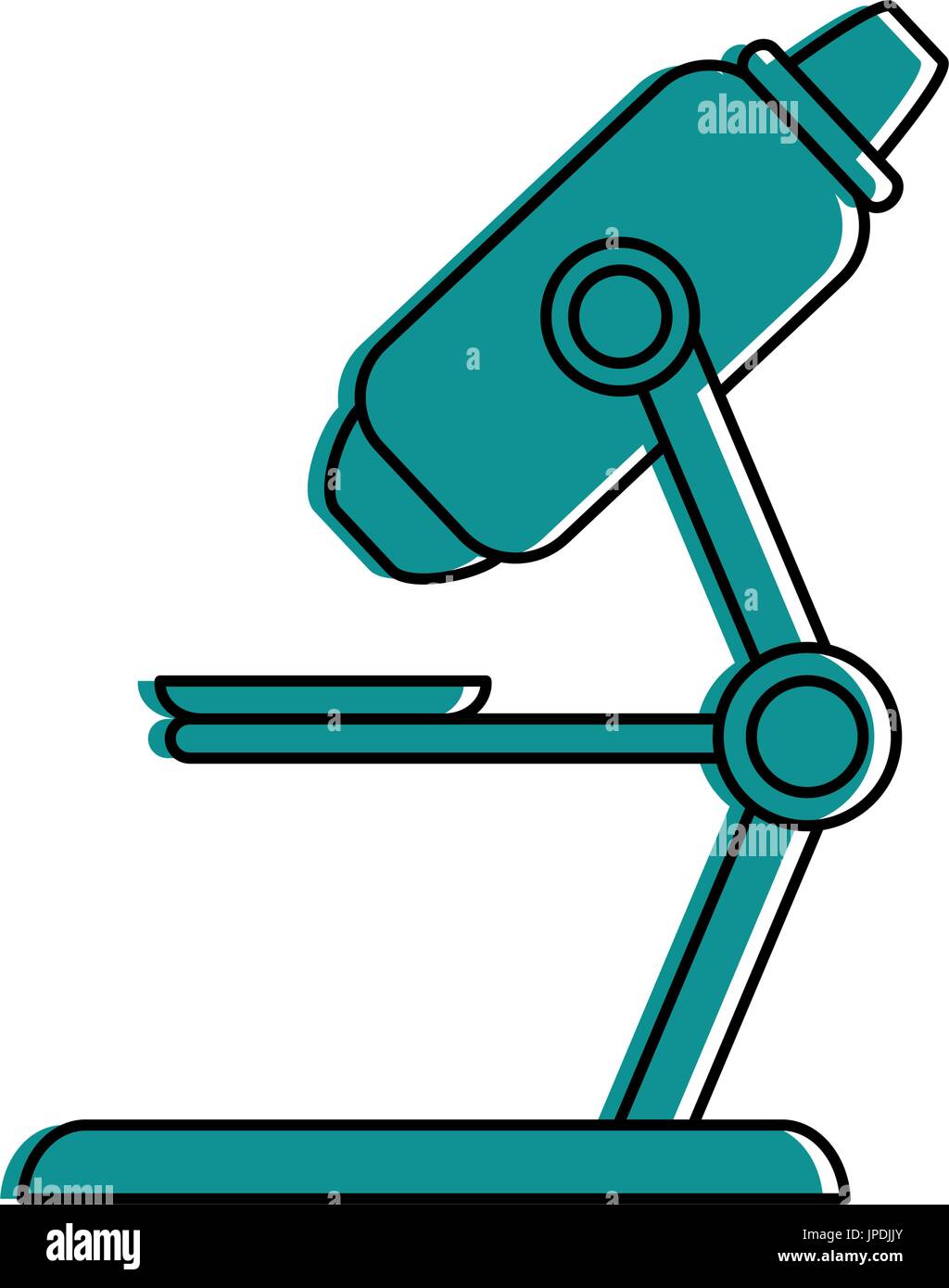 microscope sideview icon image Stock Vector Image & Art - Alamy