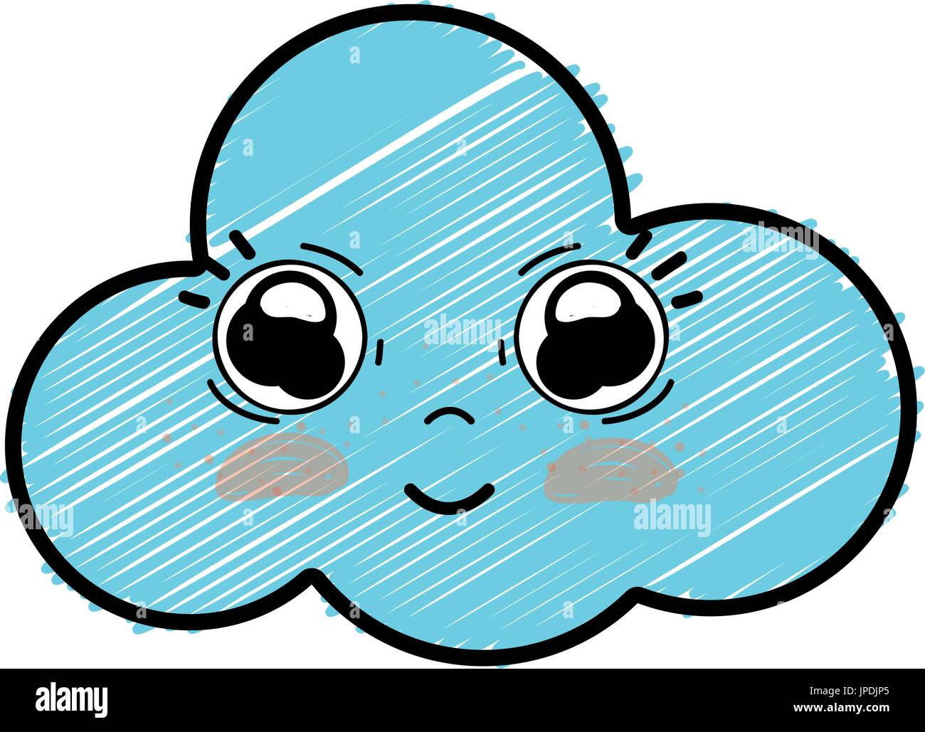 kawaii cute teder cloud weather Stock Vector Image & Art - Alamy