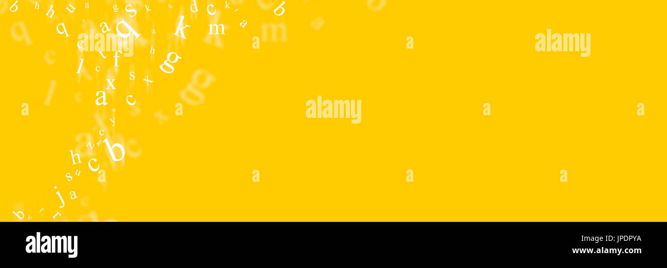 Abstract background with letters Stock Photo - Alamy