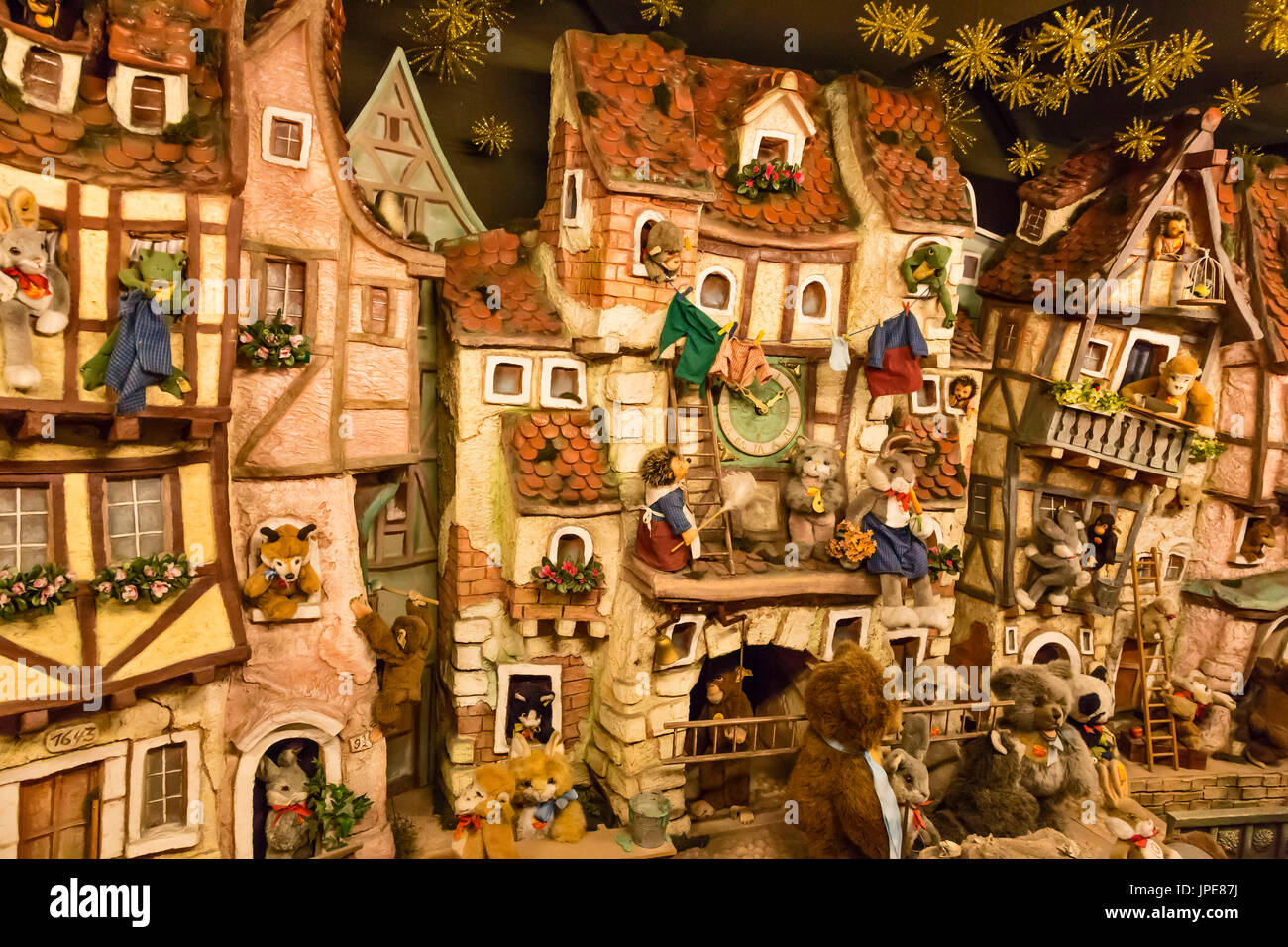 Europe Traditional German Christmas Decoration Stock Photos