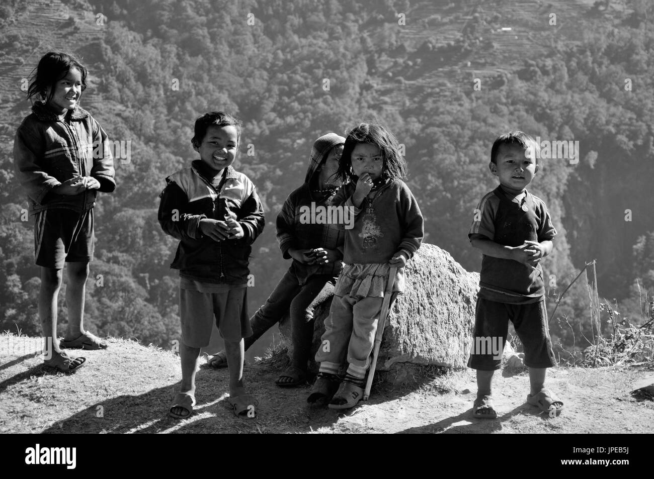 Children Black and White Stock Photos & Images - Alamy