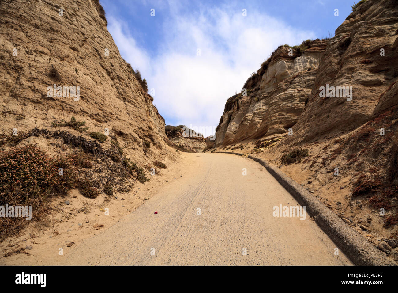 Summer at the San Clemente State Beach in Southern California Stock Photo