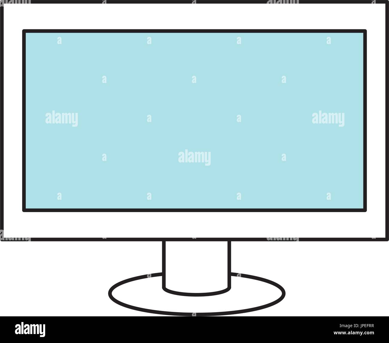 Computer screen isolated Stock Vector Image & Art - Alamy